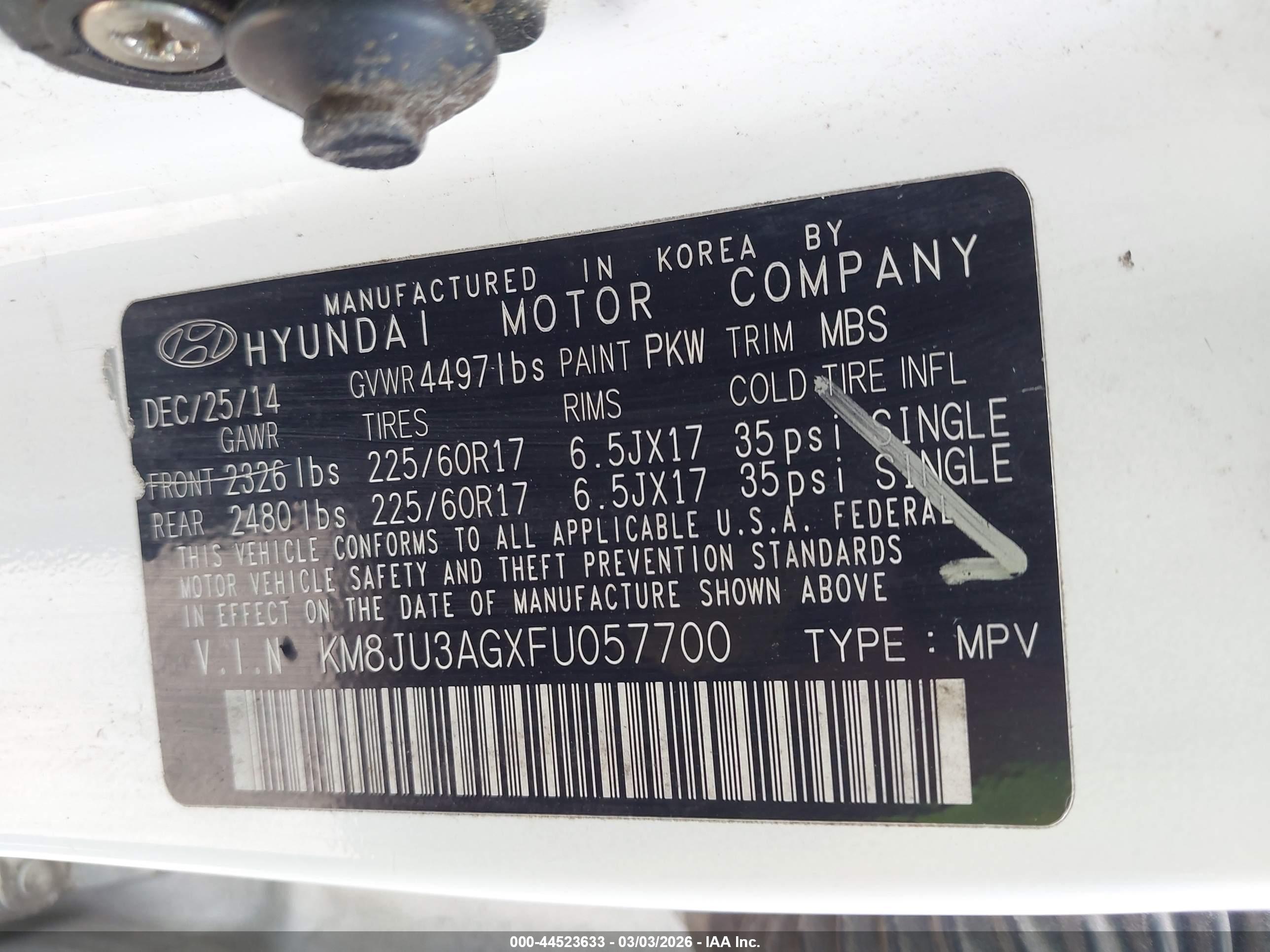HYUNDAI TUCSON image 9
