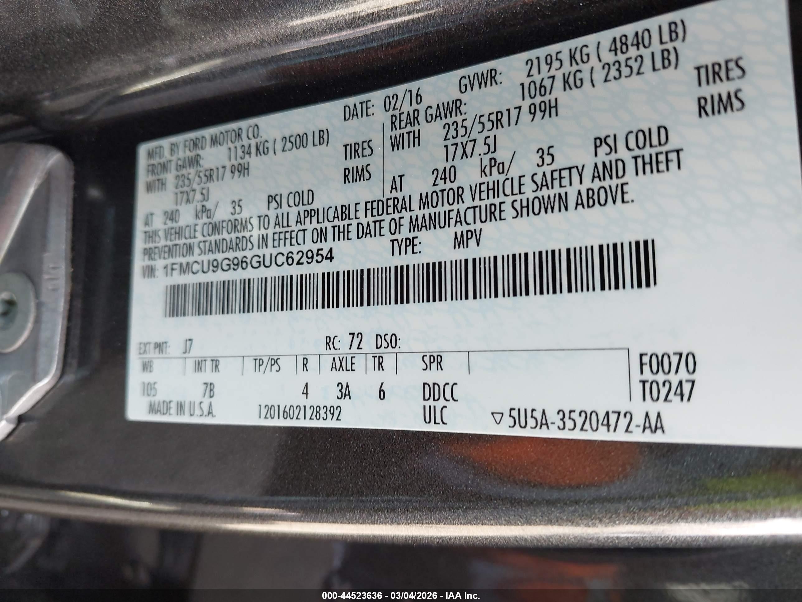 FORD ESCAPE image 9
