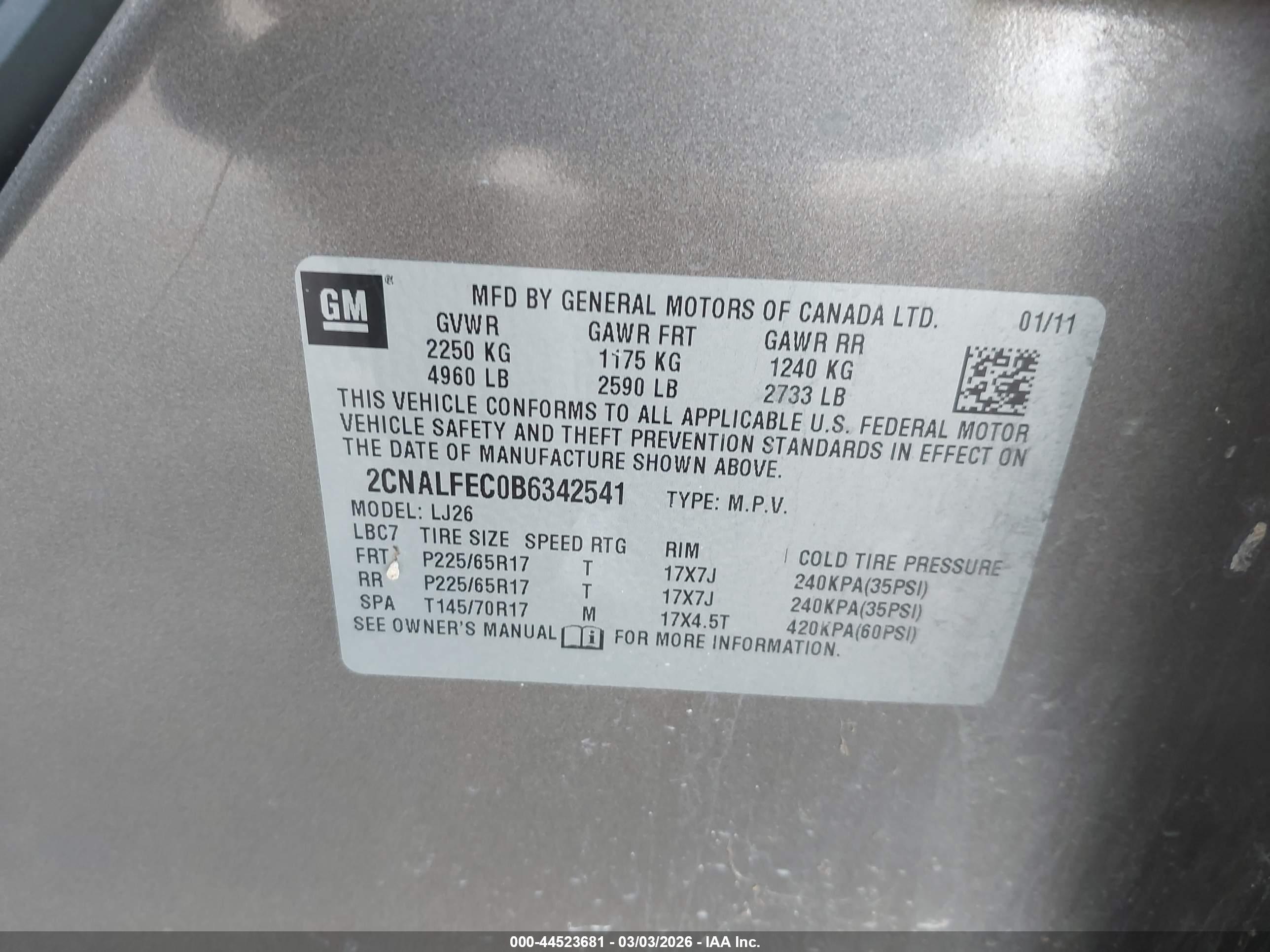 CHEVROLET EQUINOX image 9