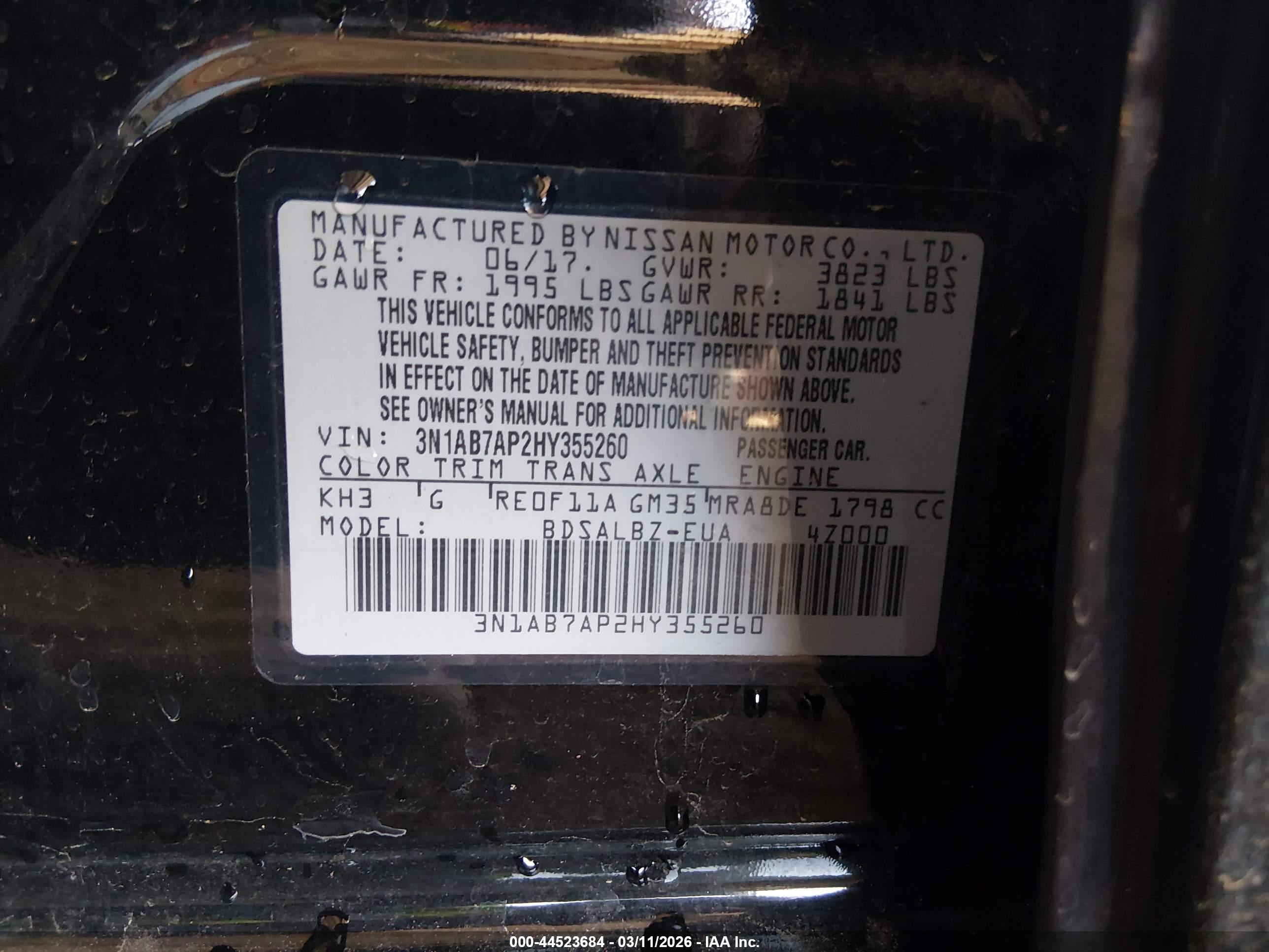 NISSAN SENTRA image 9