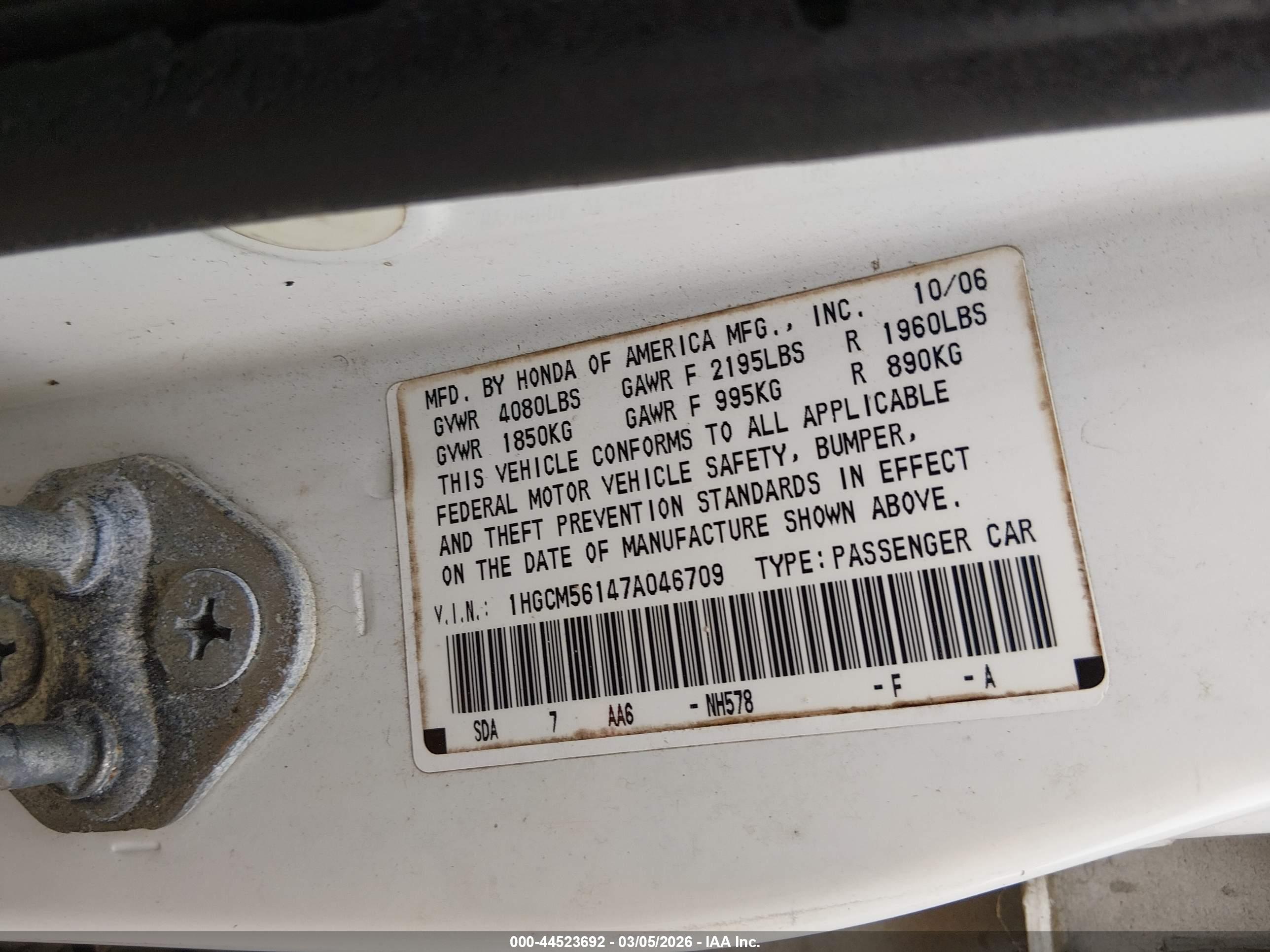 HONDA ACCORD image 9