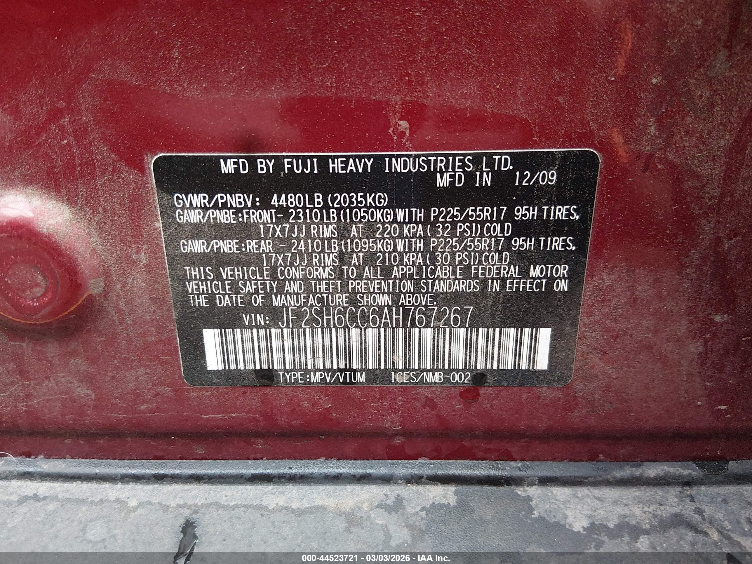 SUBARU FORESTER image 9