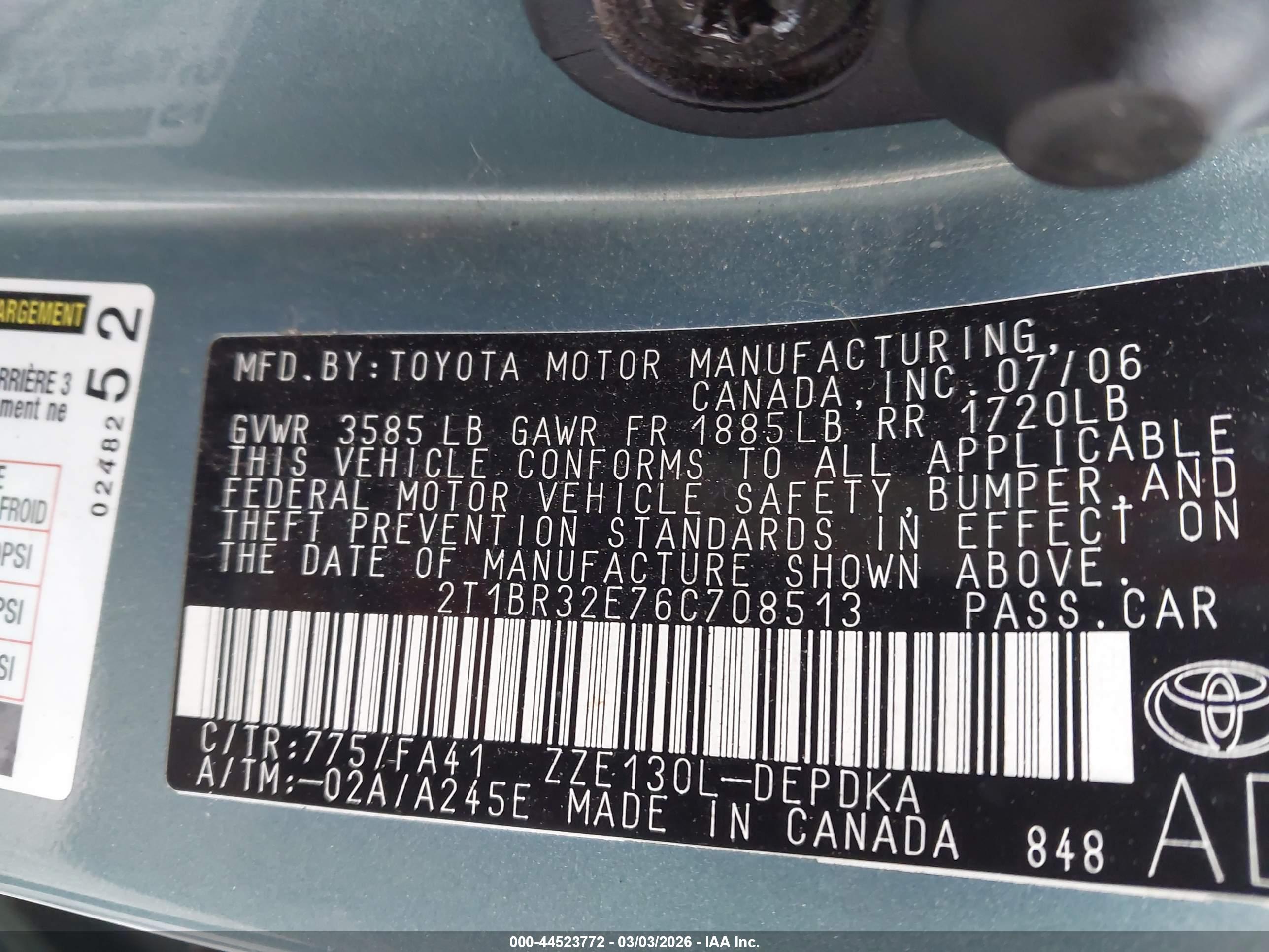 TOYOTA COROLLA image 9