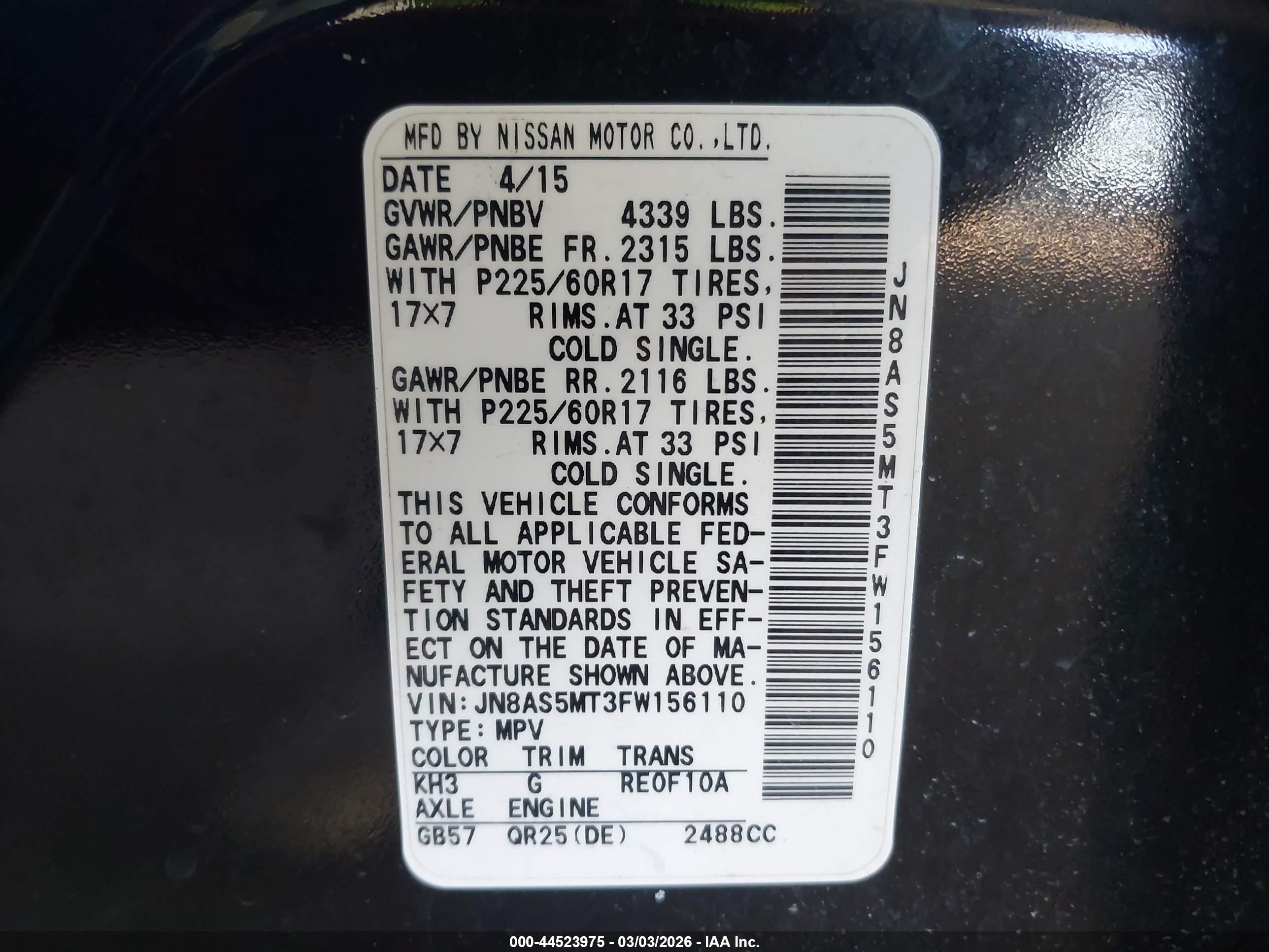 NISSAN ROGUE image 9