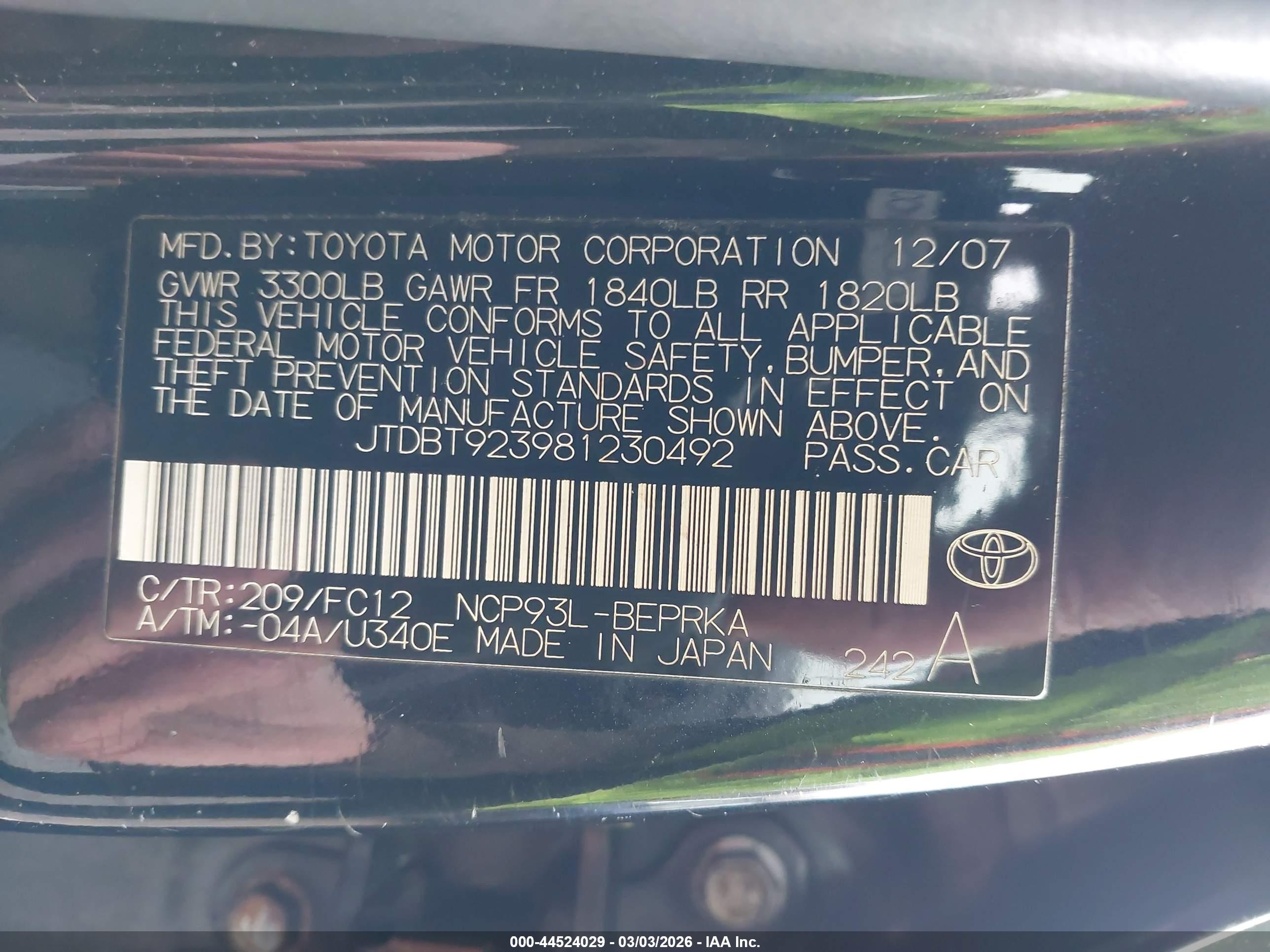 TOYOTA YARIS image 9