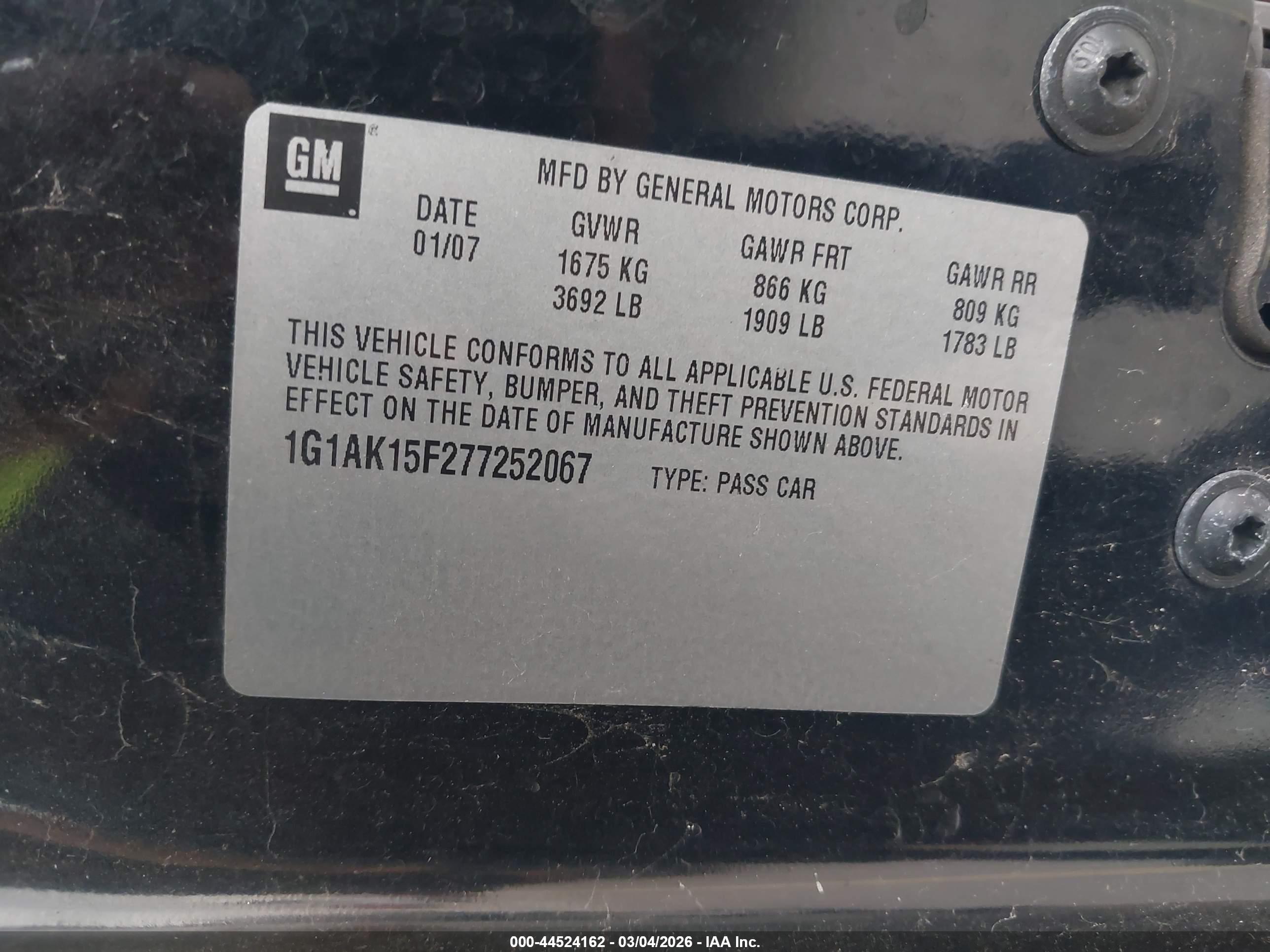 CHEVROLET COBALT image 9