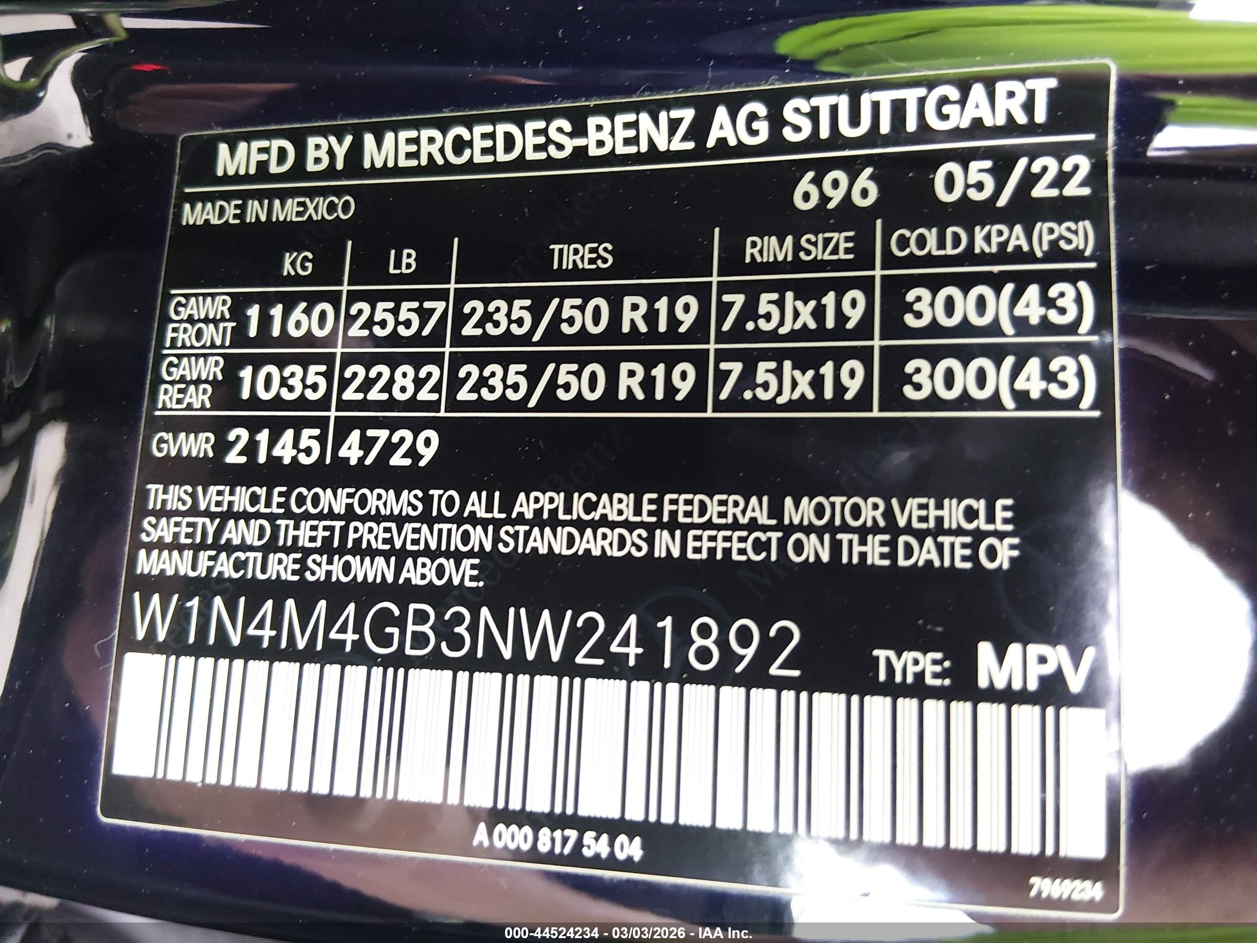 MERCEDES-BENZ GLB image 9