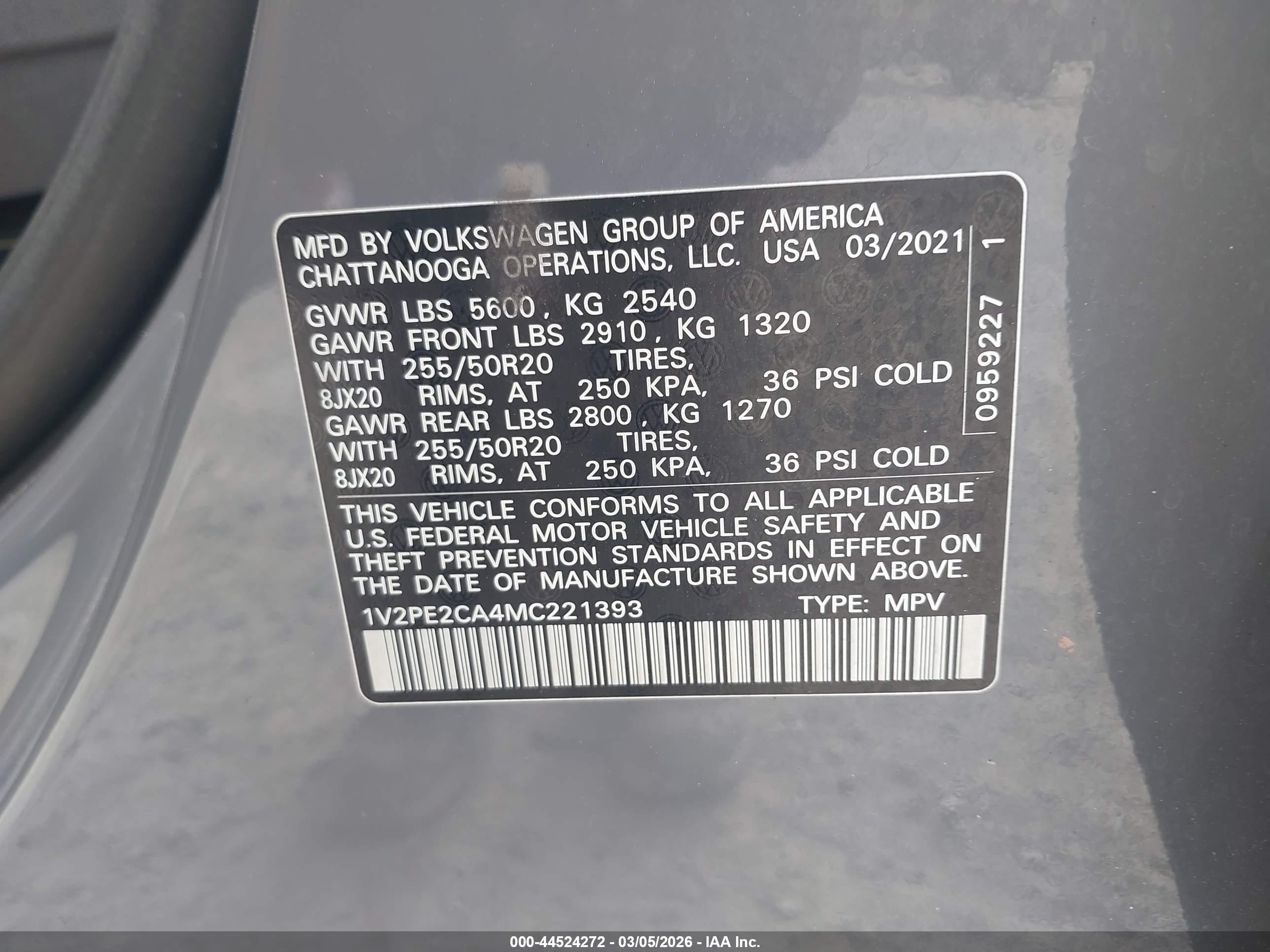 VOLKSWAGEN ATLAS image 9
