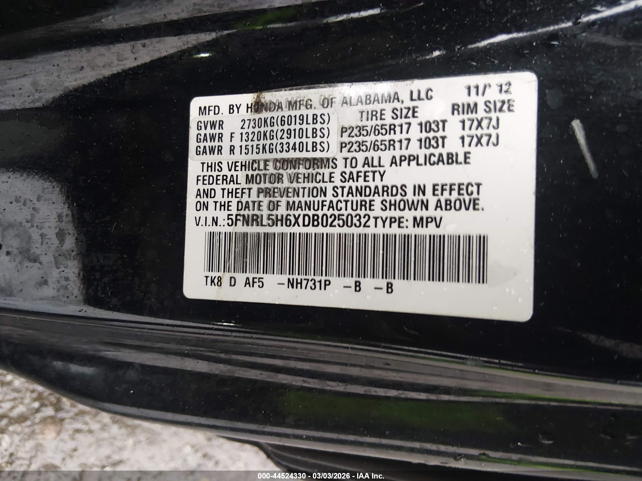 HONDA ODYSSEY image 9