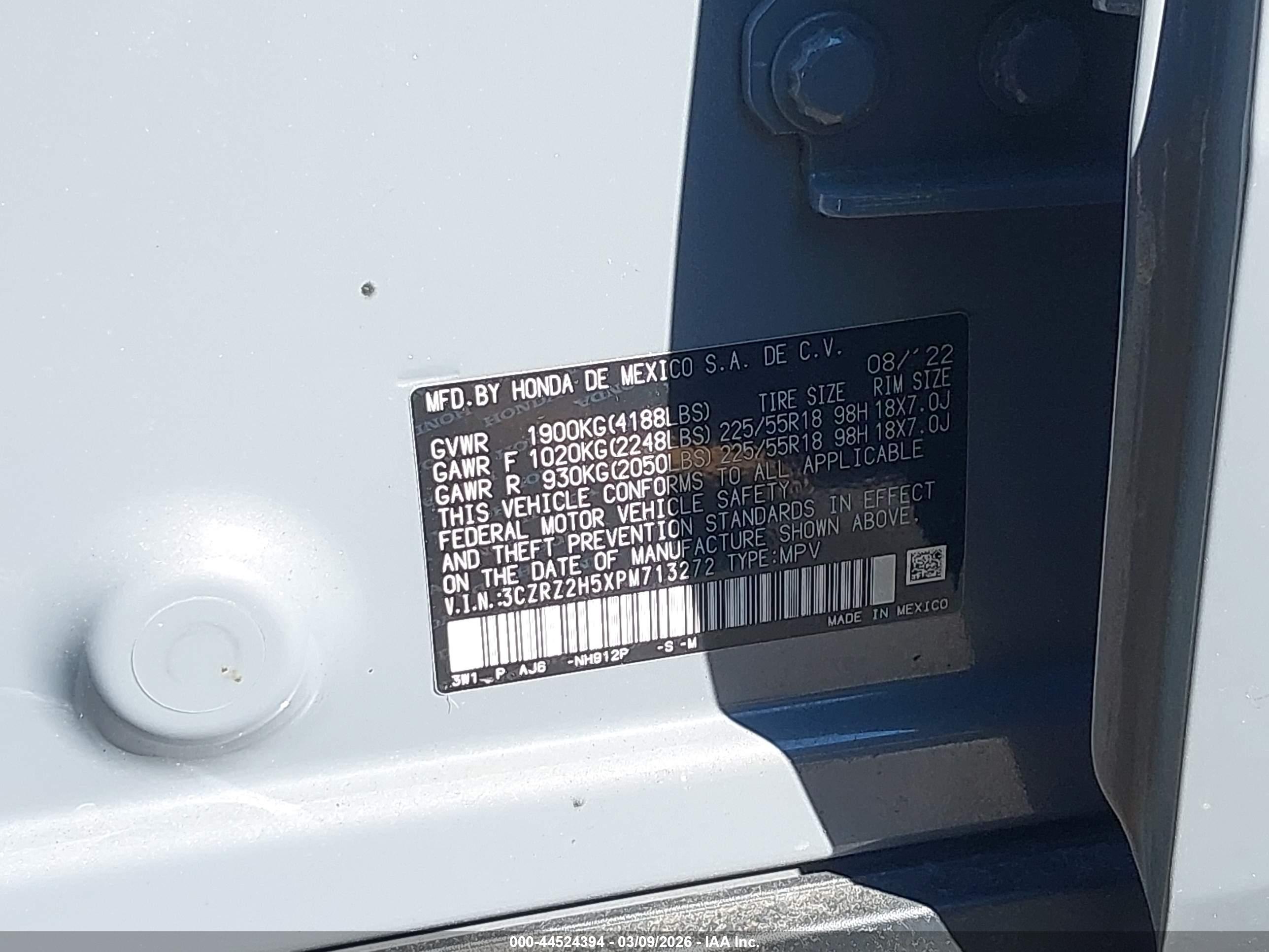 HONDA HR-V image 9