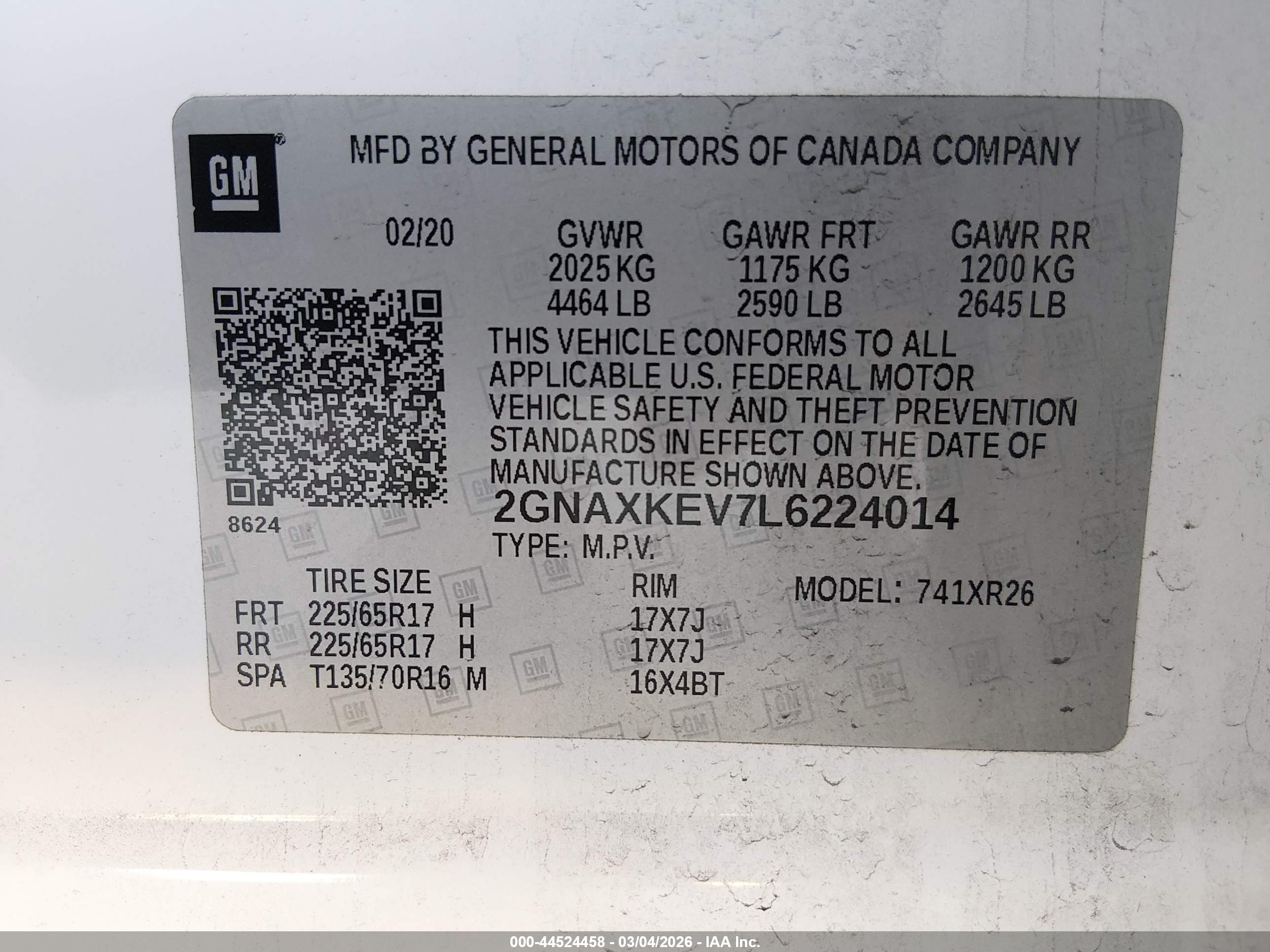 CHEVROLET EQUINOX image 9