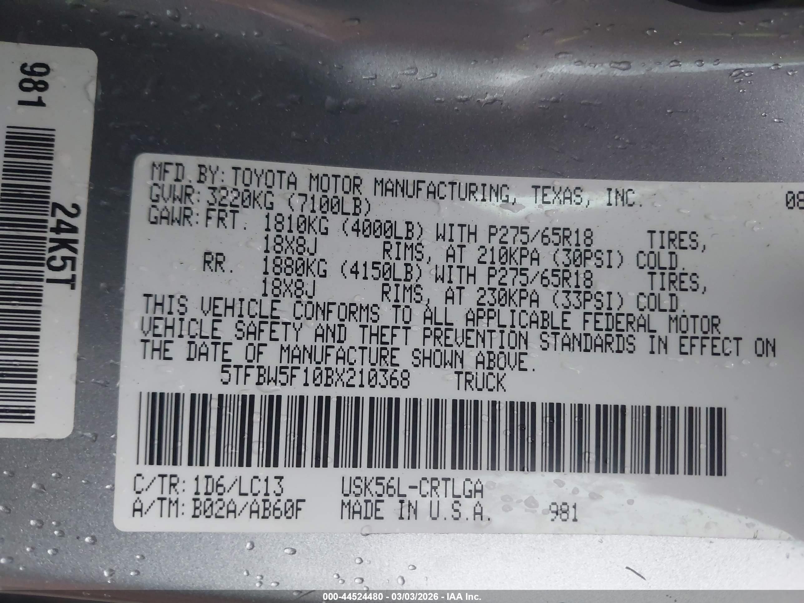 TOYOTA TUNDRA image 9