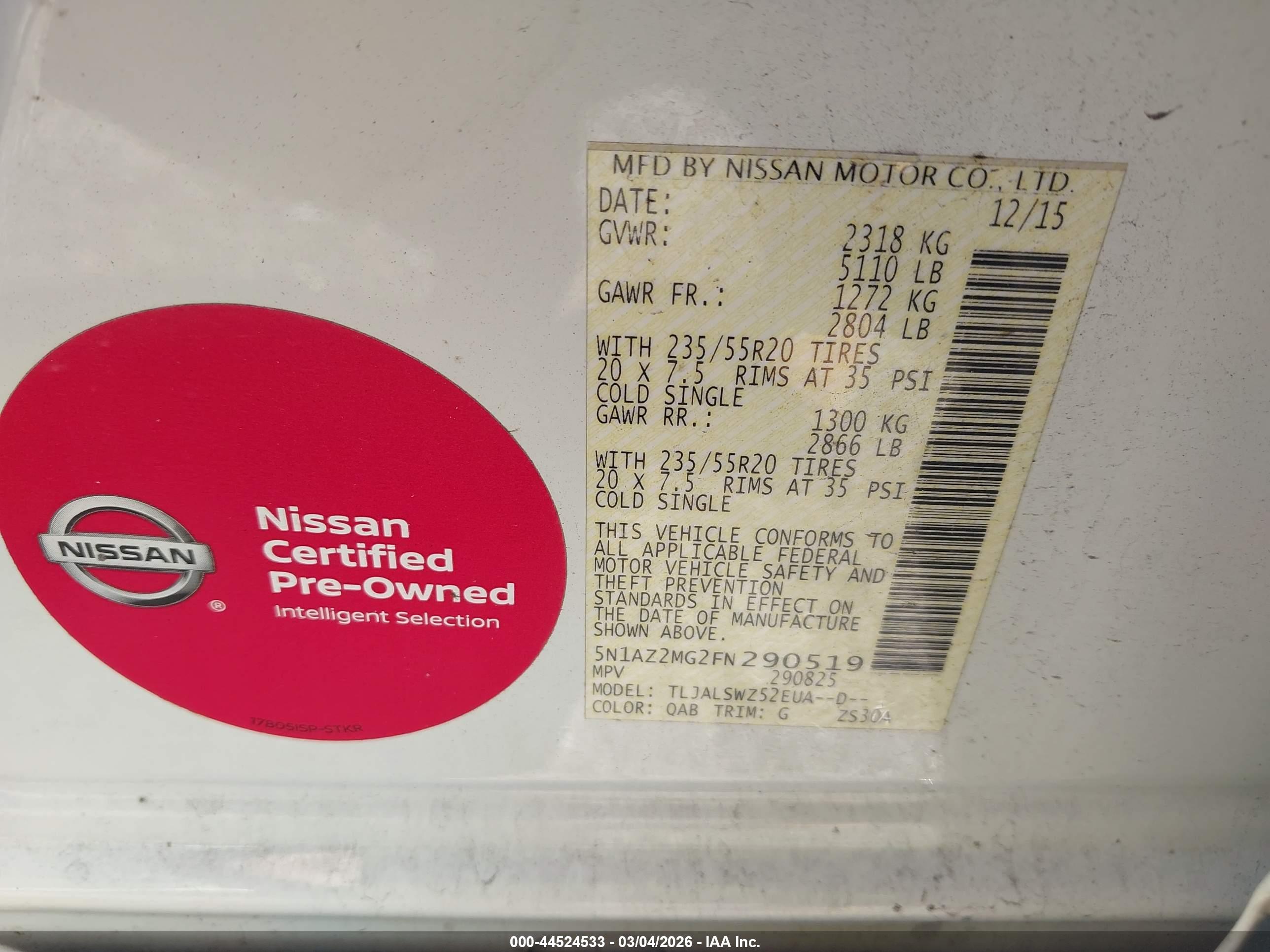 NISSAN MURANO image 9