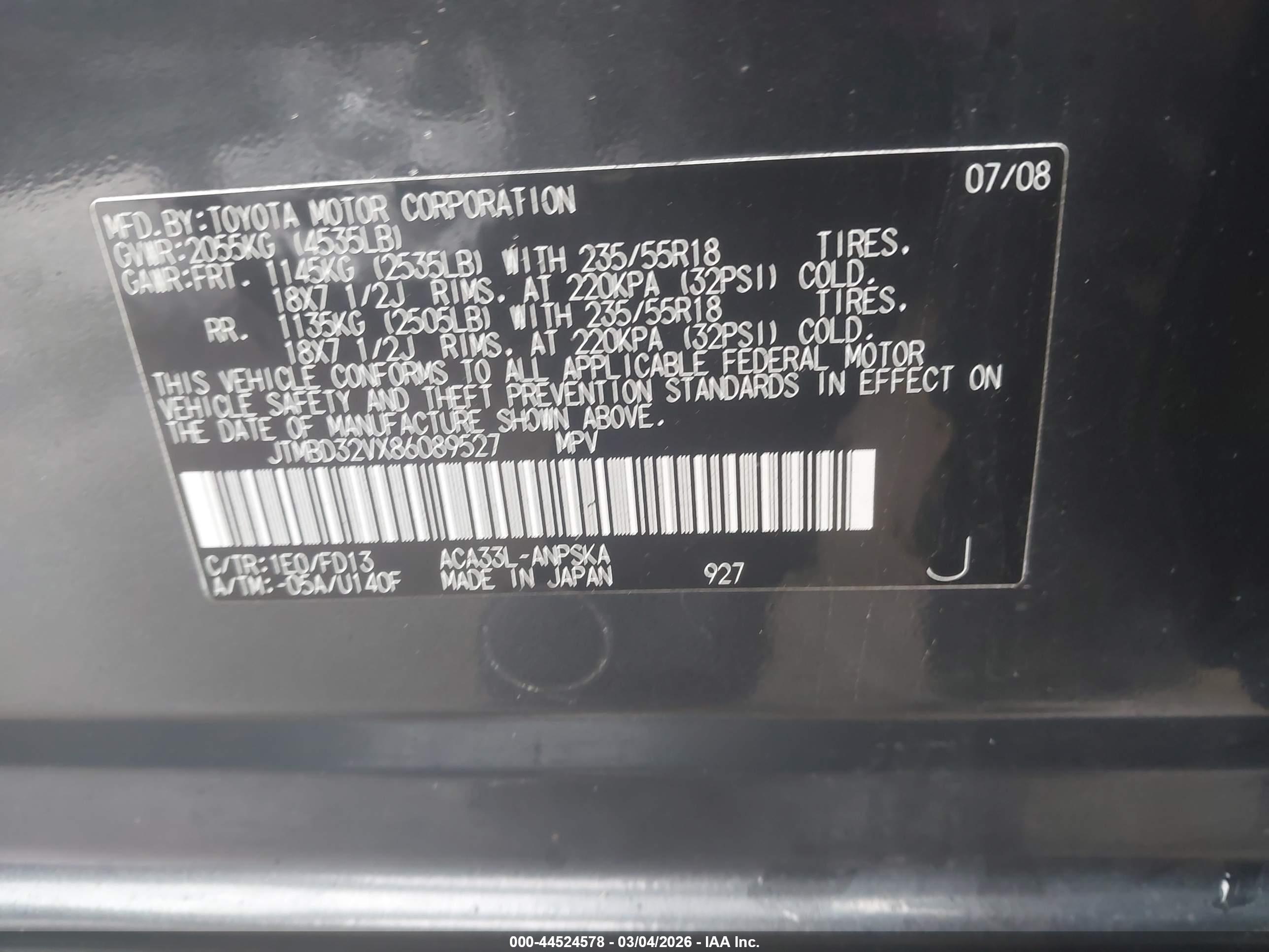 TOYOTA RAV4 image 9
