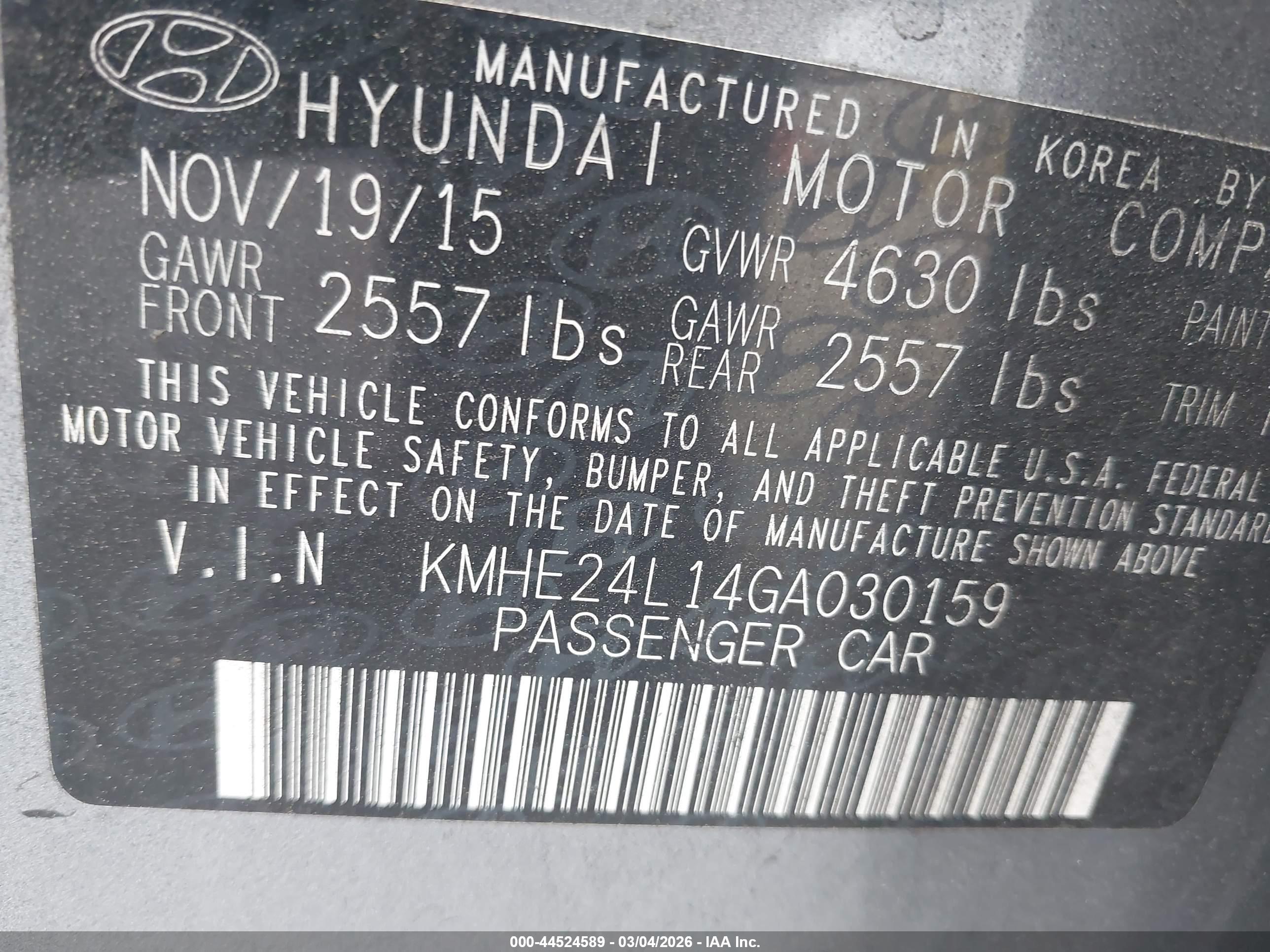 HYUNDAI SONATA image 9