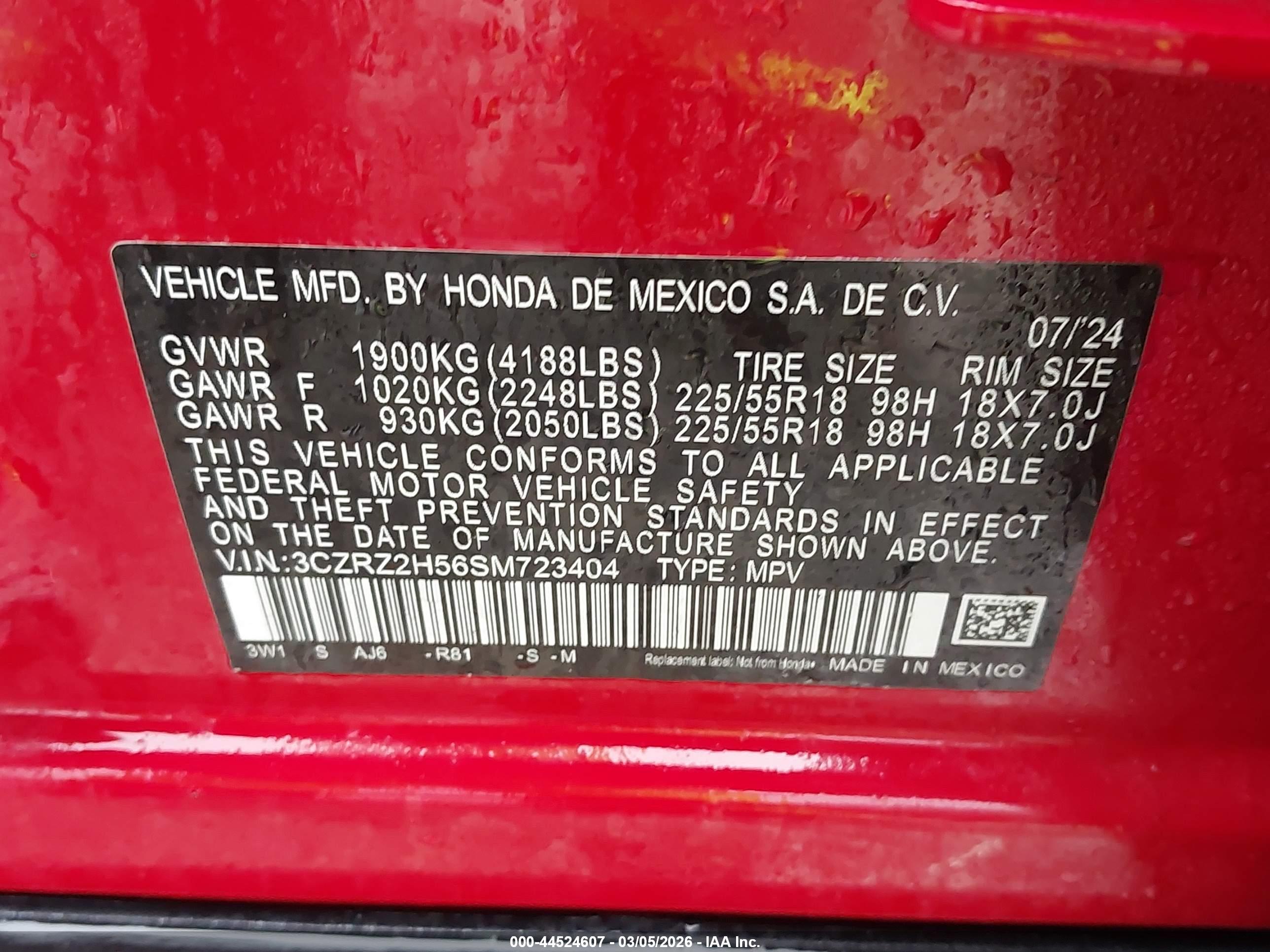 HONDA HR-V image 9