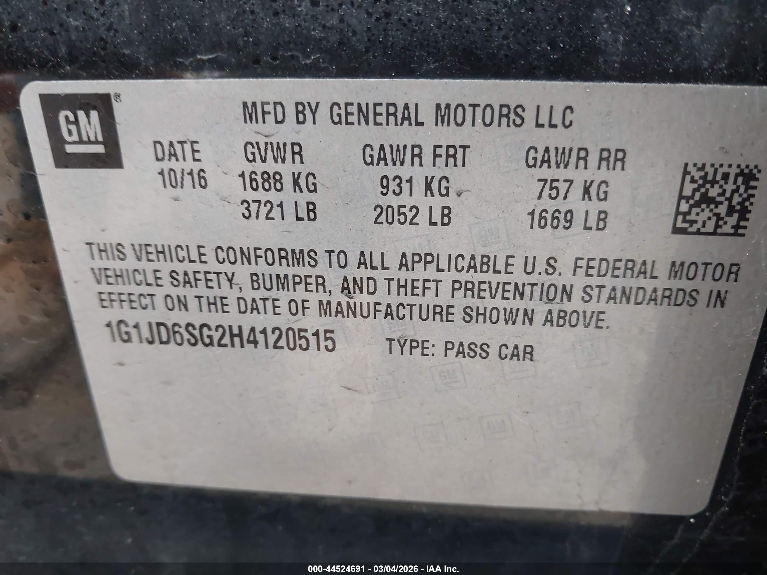 CHEVROLET SONIC image 9