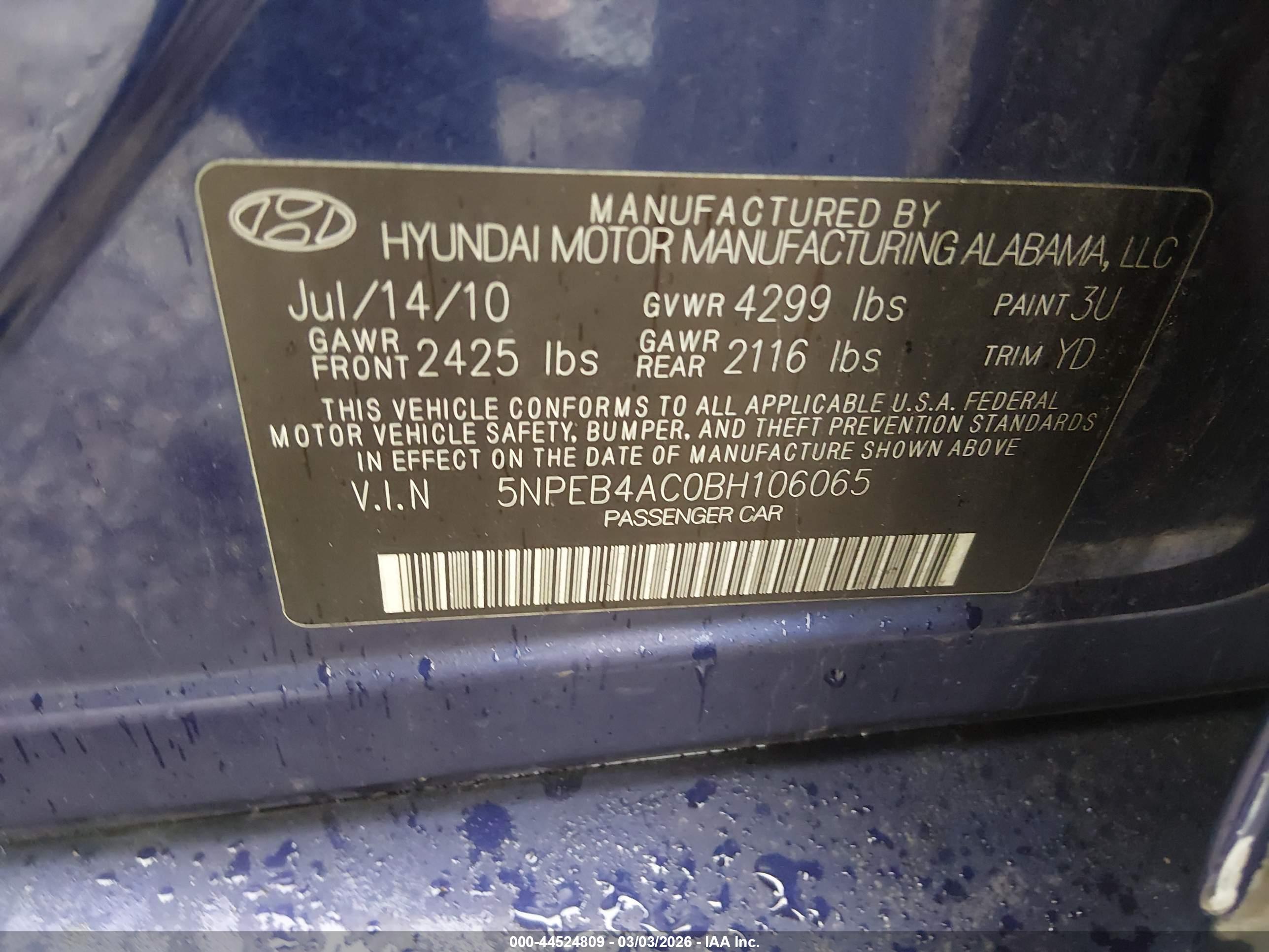 HYUNDAI SONATA image 9