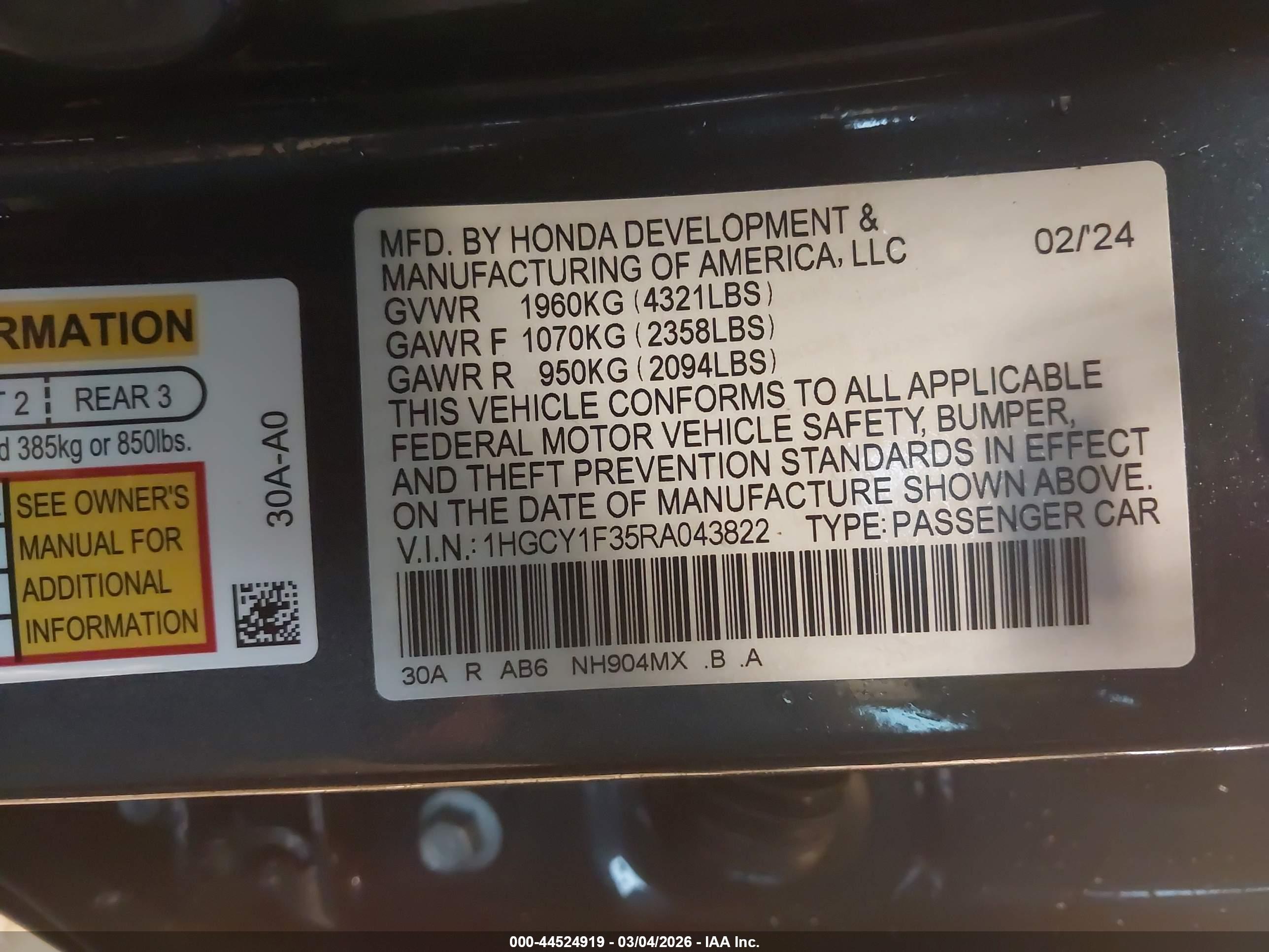 HONDA ACCORD image 9