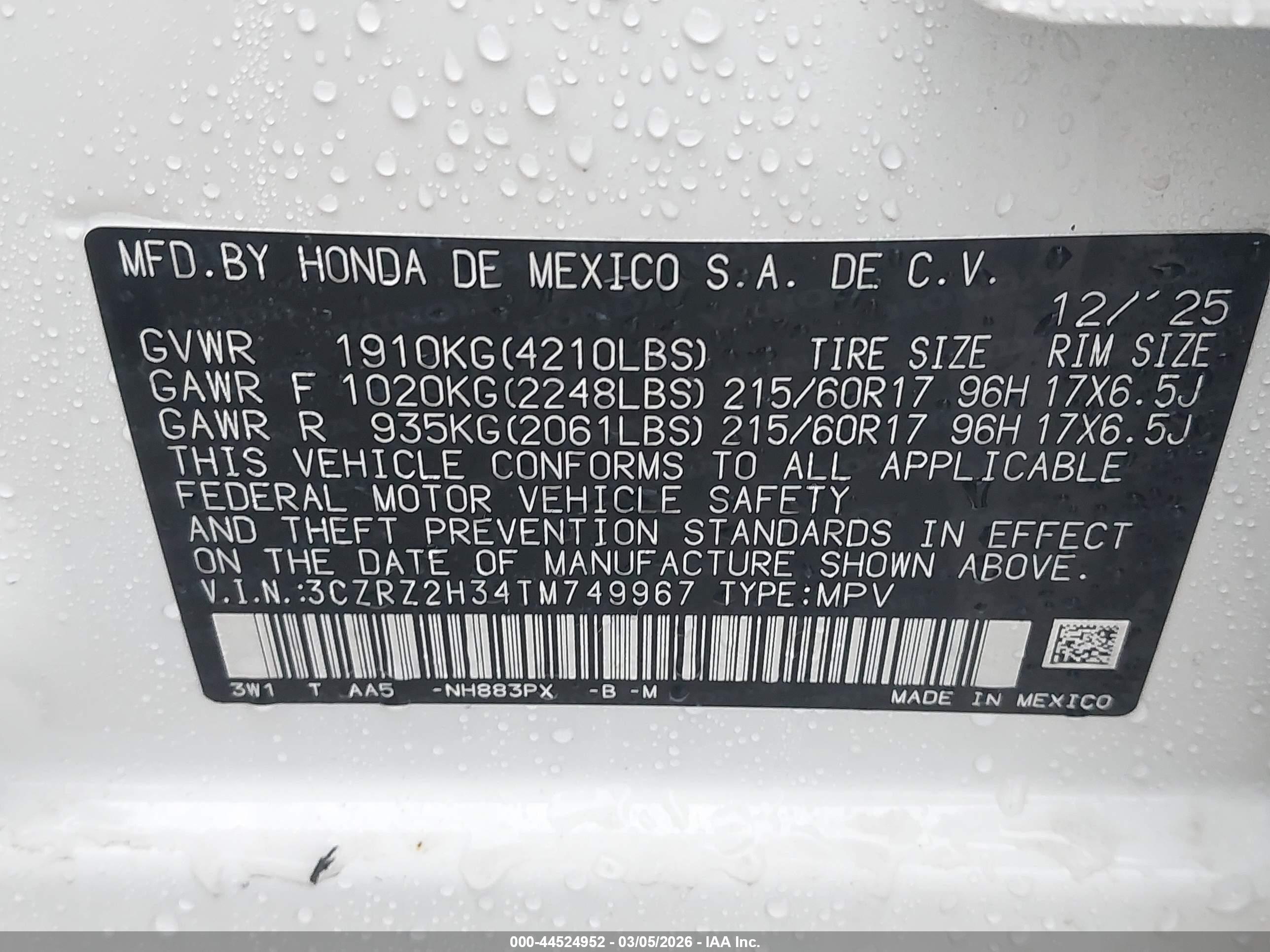 HONDA HR-V image 9