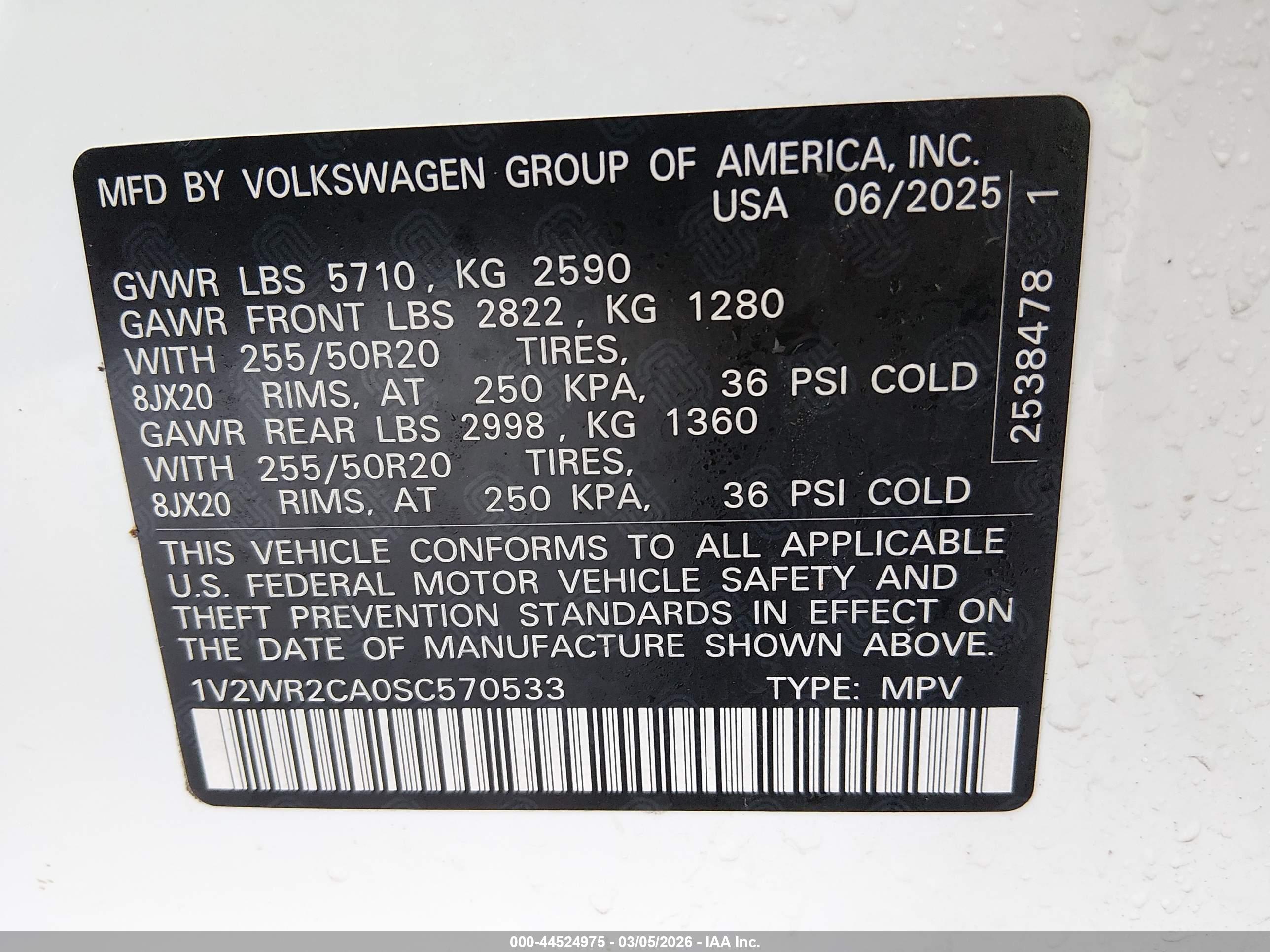 VOLKSWAGEN ATLAS image 9