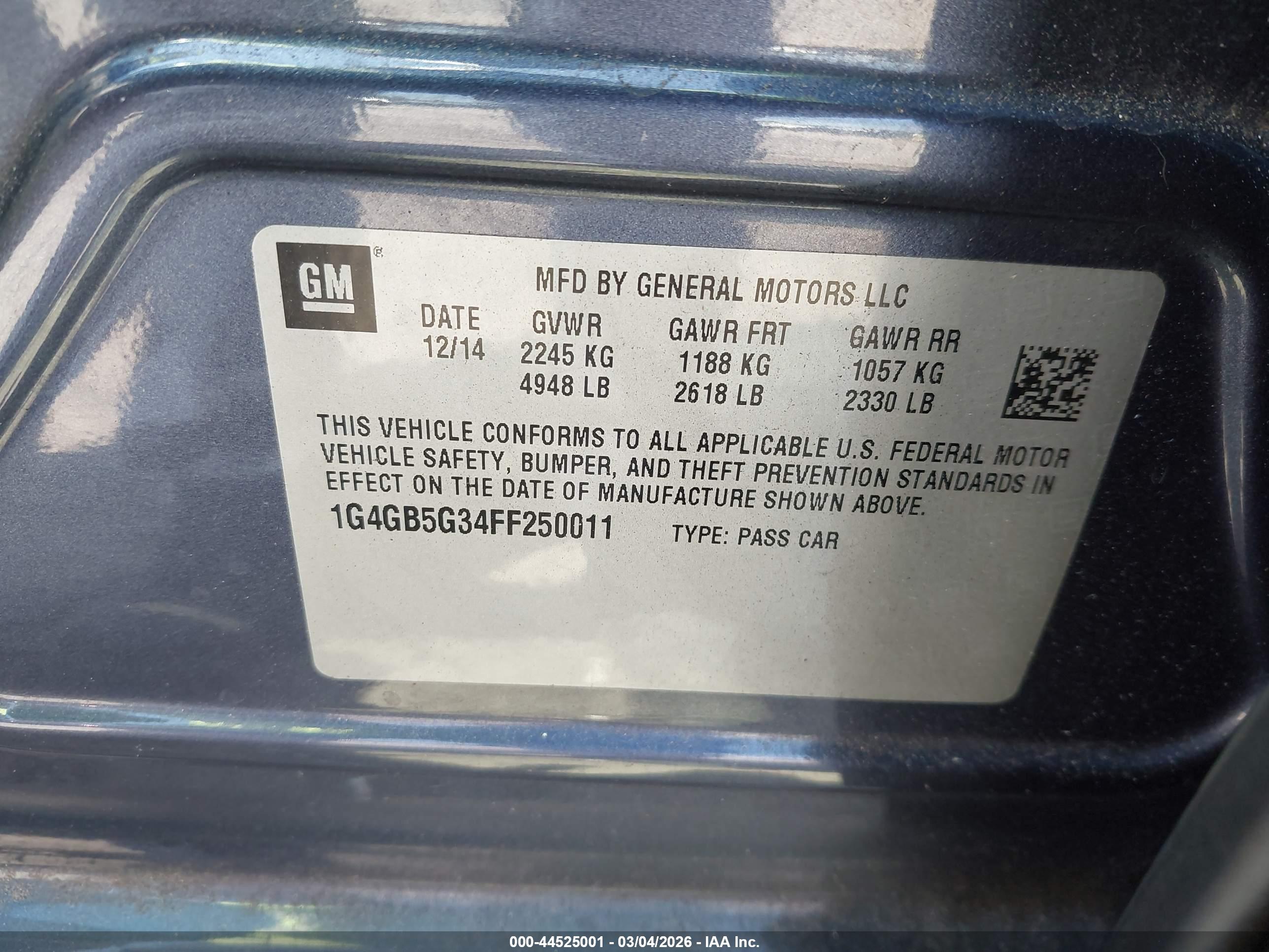 BUICK LACROSSE image 9