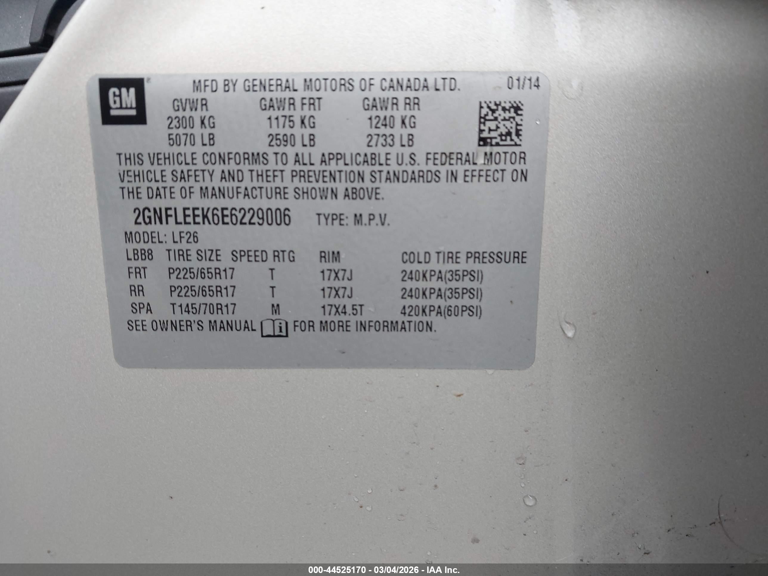 CHEVROLET EQUINOX image 9