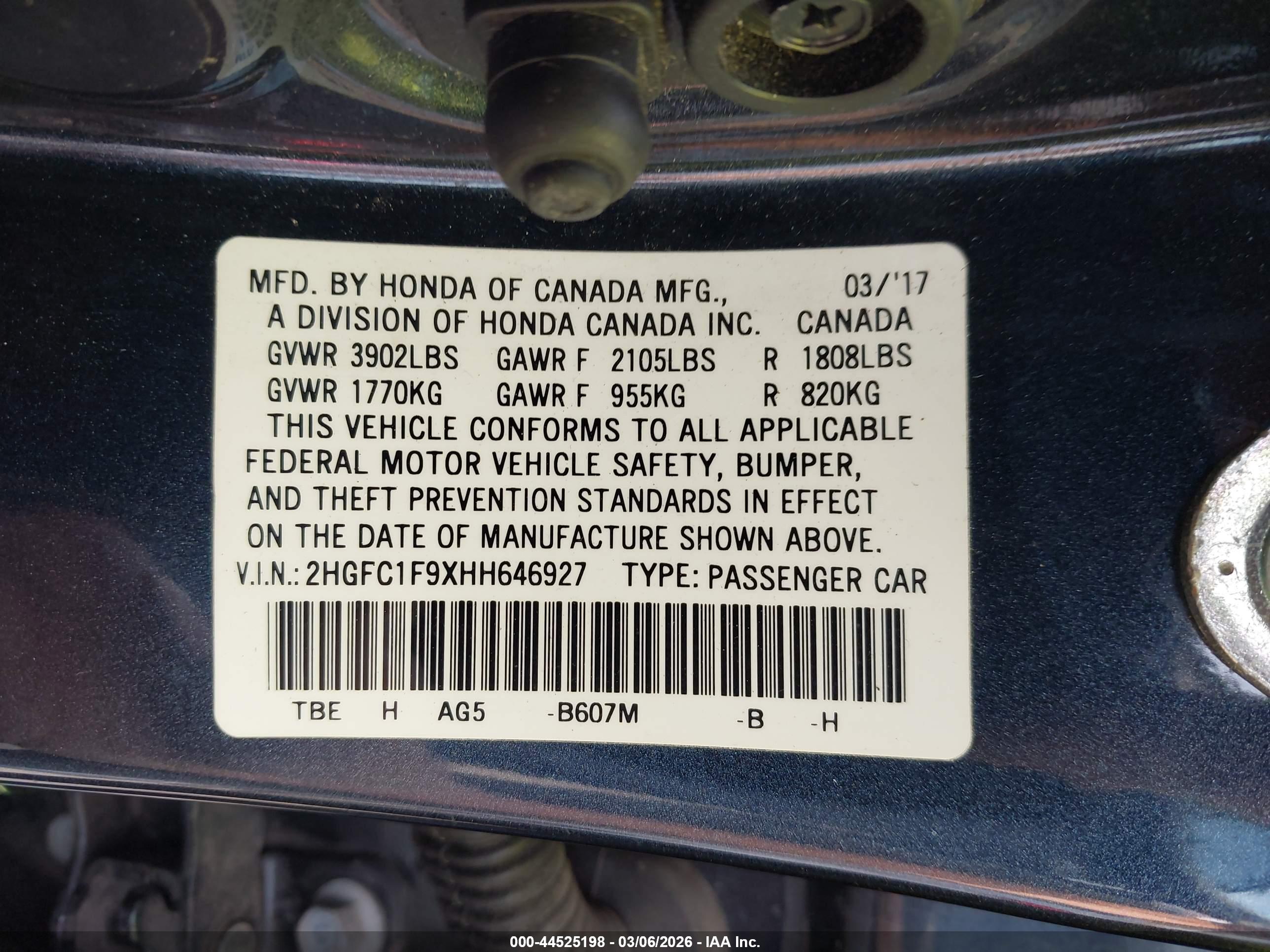 HONDA CIVIC image 9
