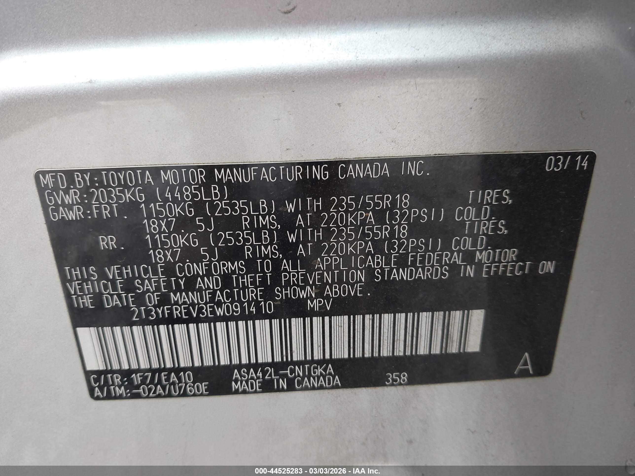 TOYOTA RAV4 image 9