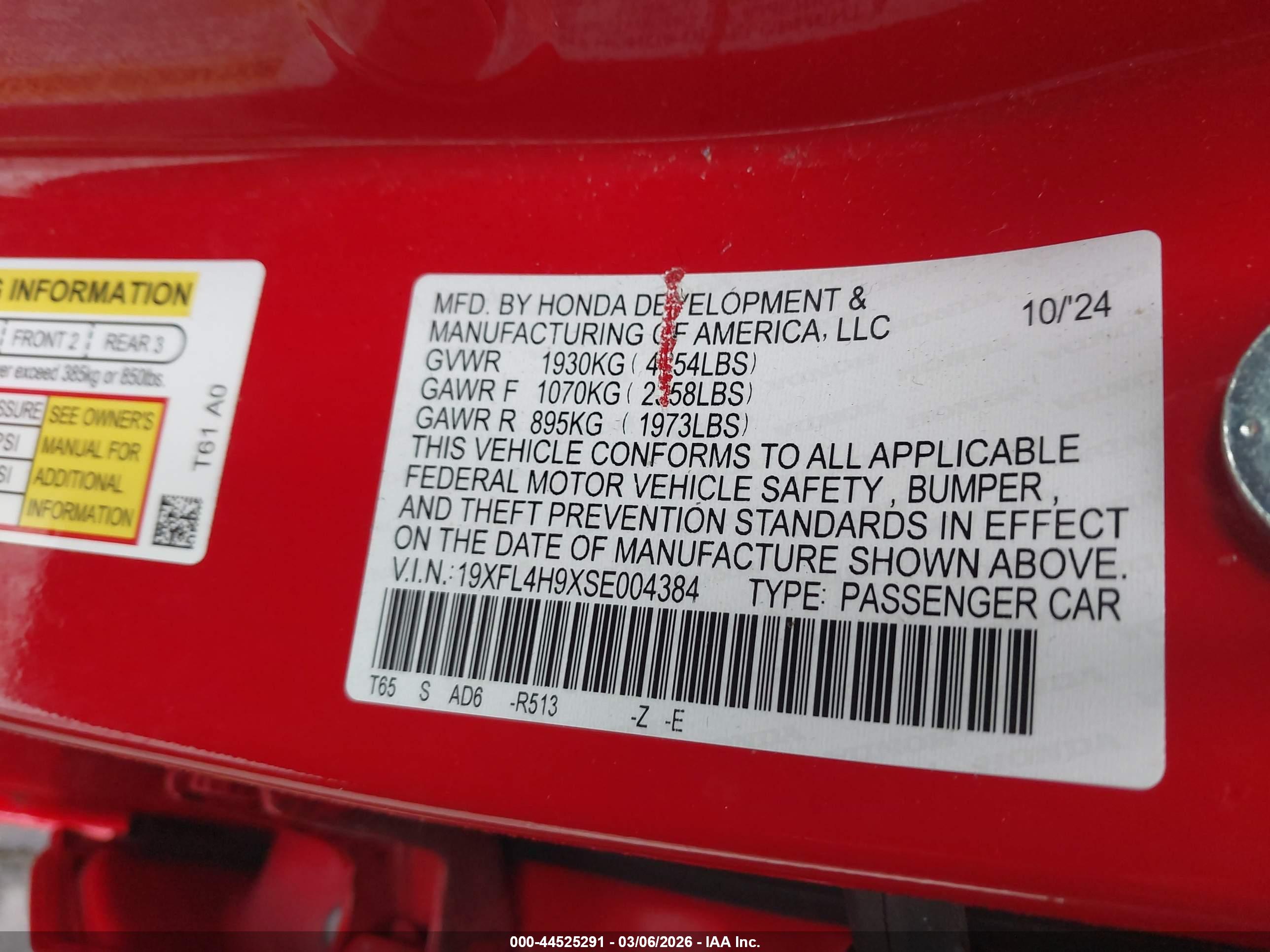 HONDA CIVIC image 9