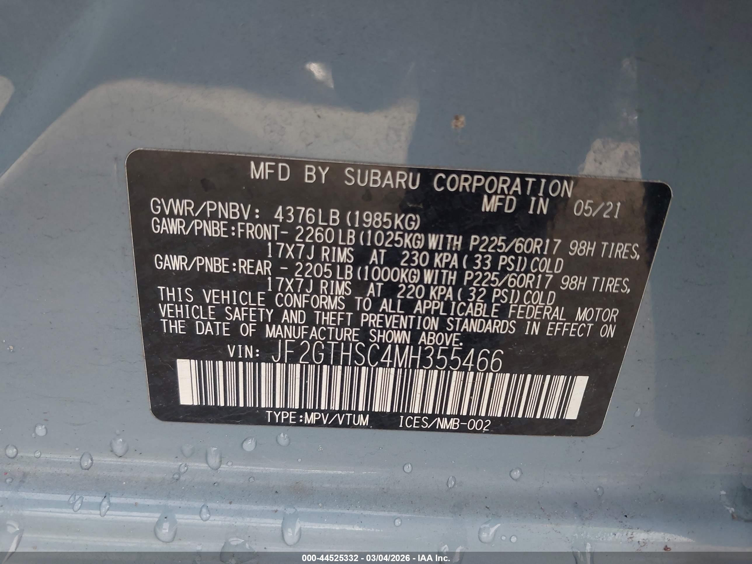 SUBARU CROSSTREK image 9