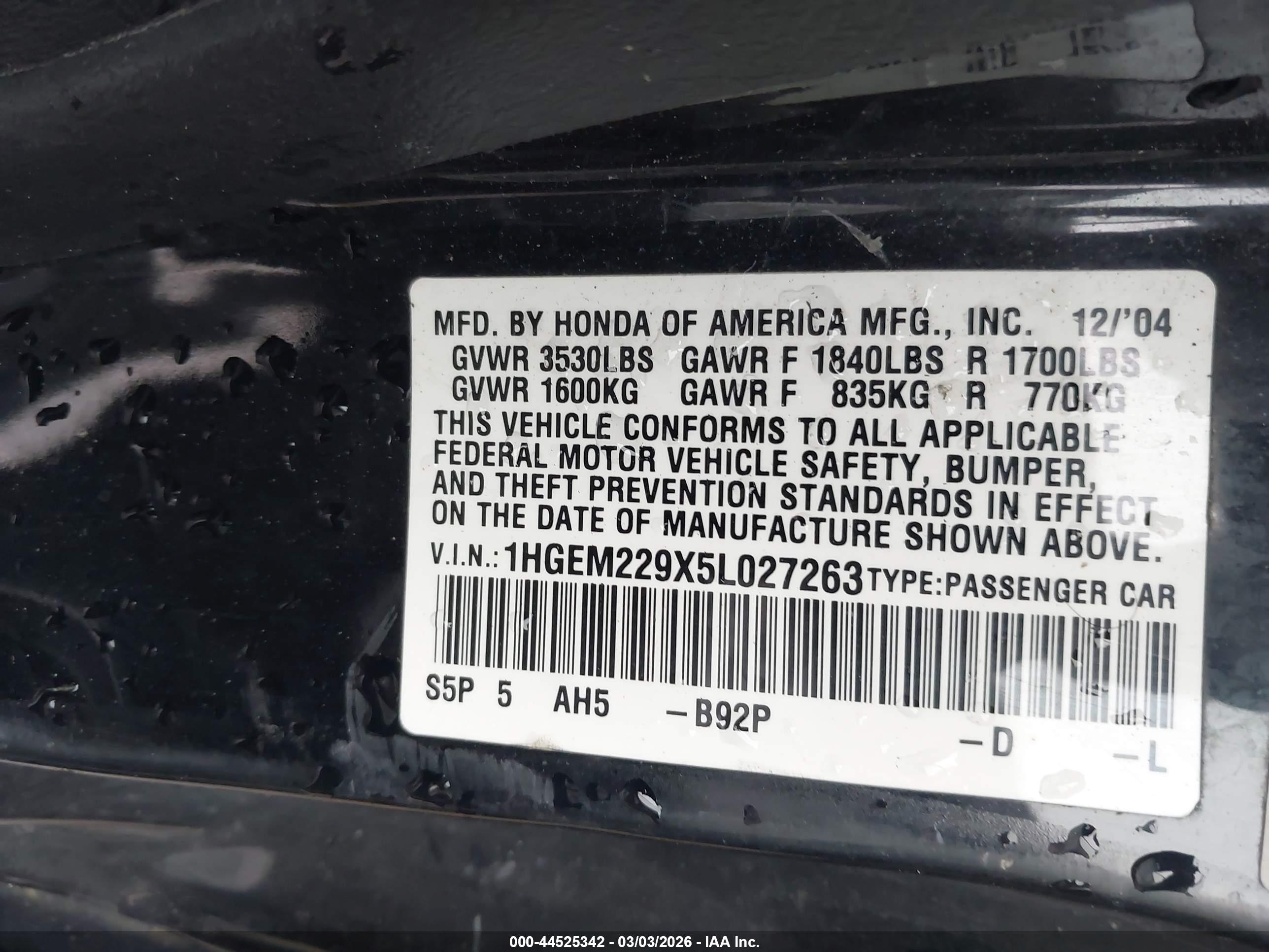 HONDA CIVIC image 9