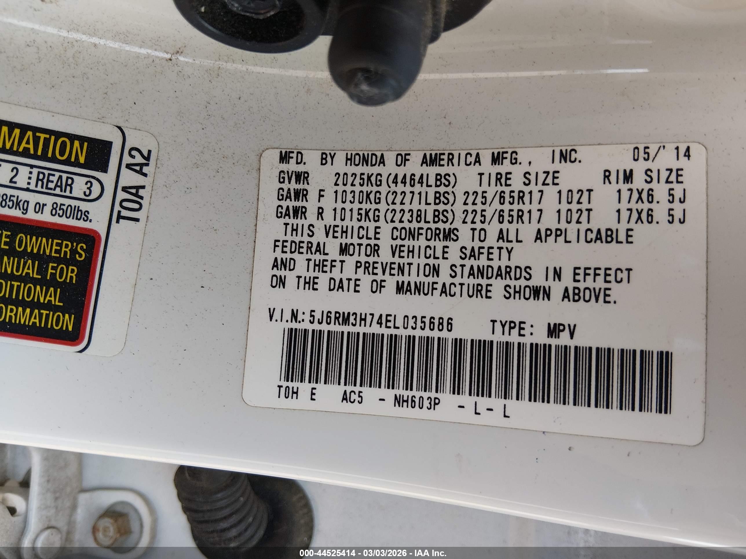 HONDA CR-V image 9