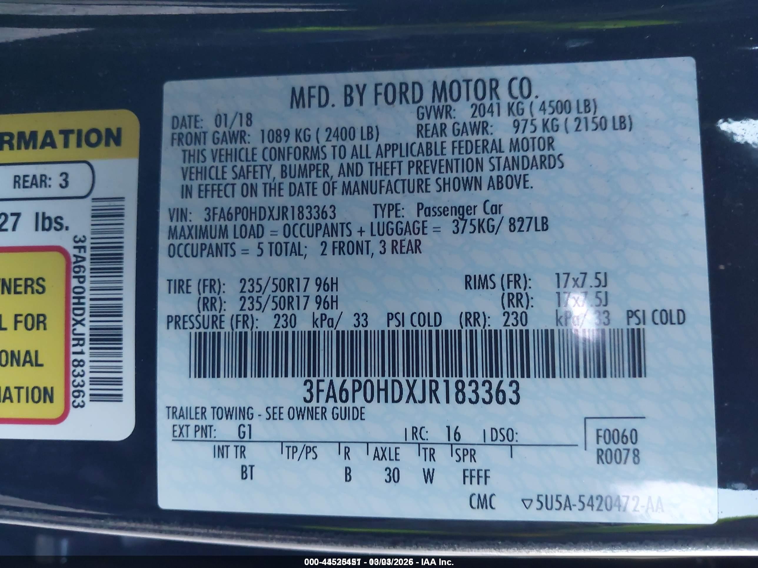 FORD FUSION image 9