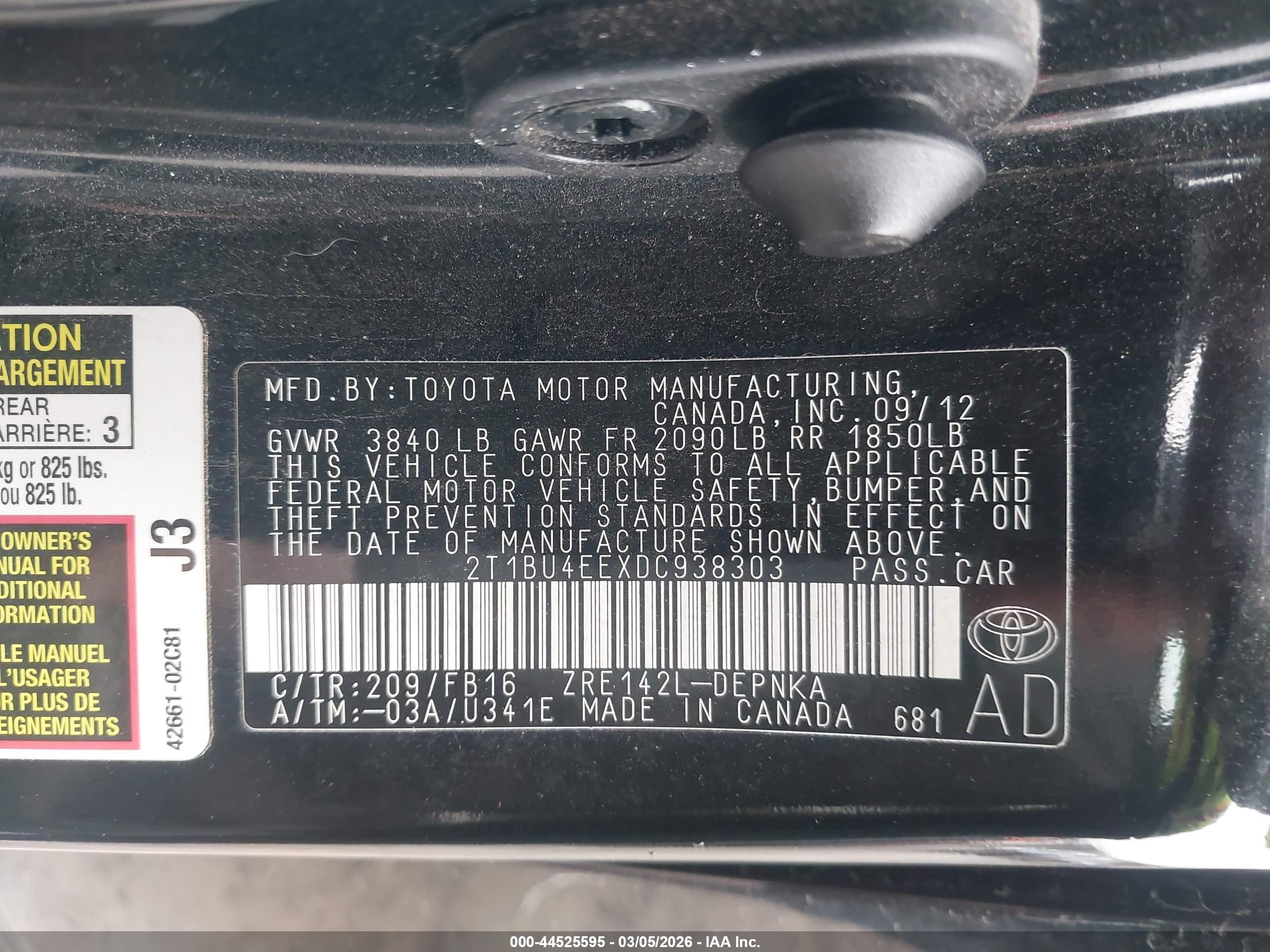 TOYOTA COROLLA image 9