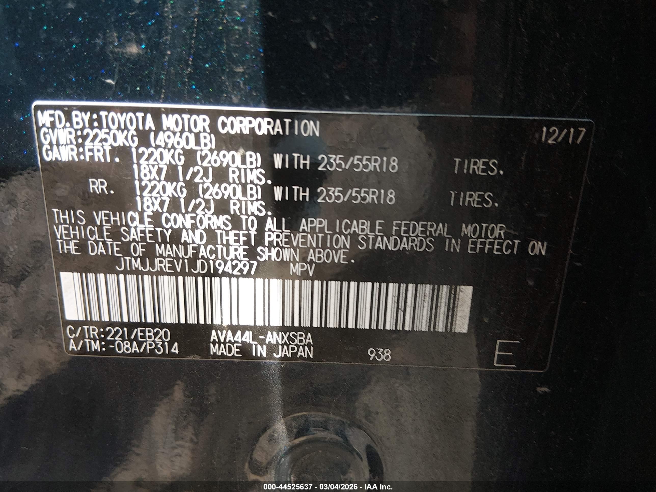 TOYOTA RAV4 image 9