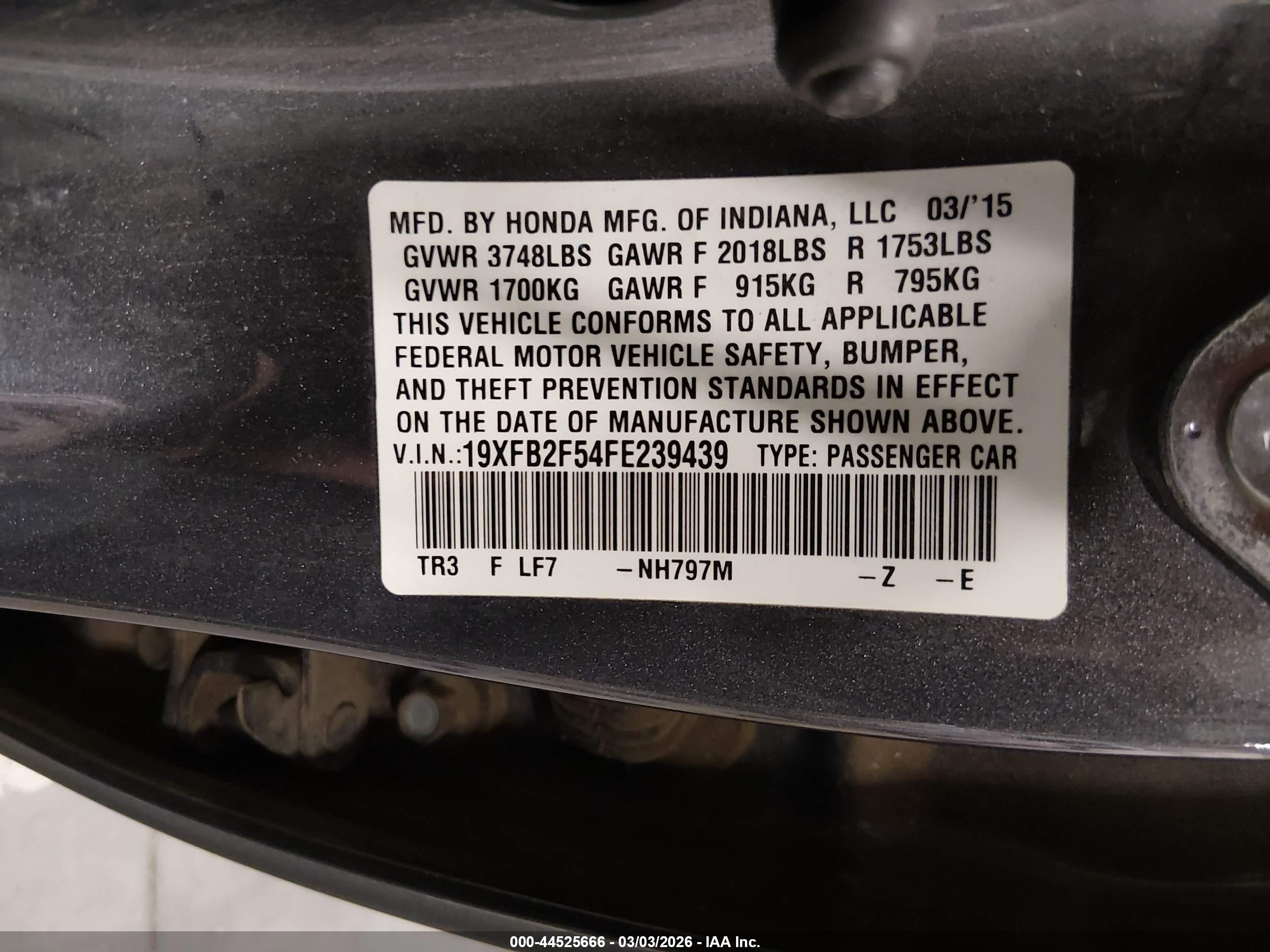 HONDA CIVIC image 9