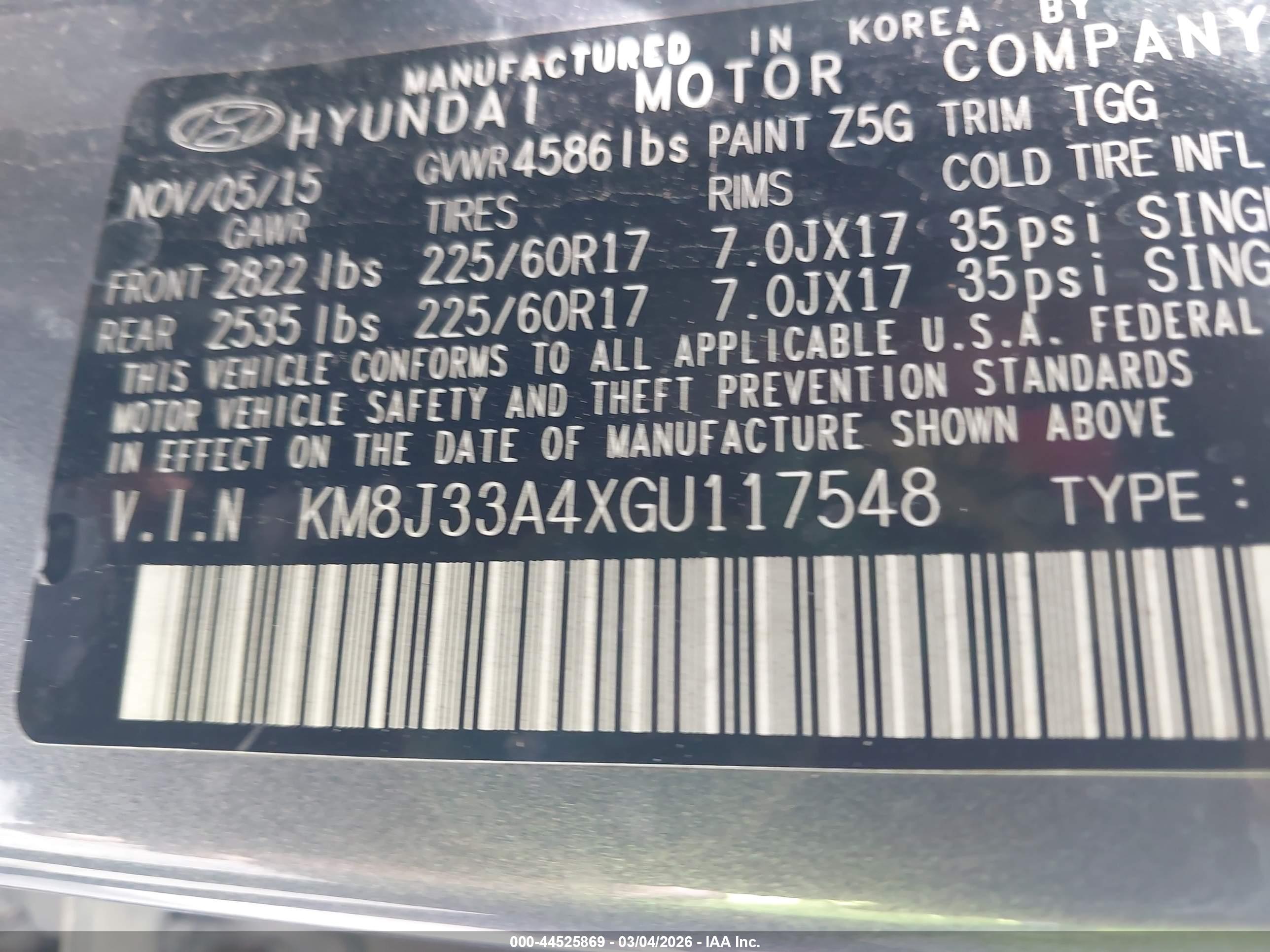 HYUNDAI TUCSON image 9