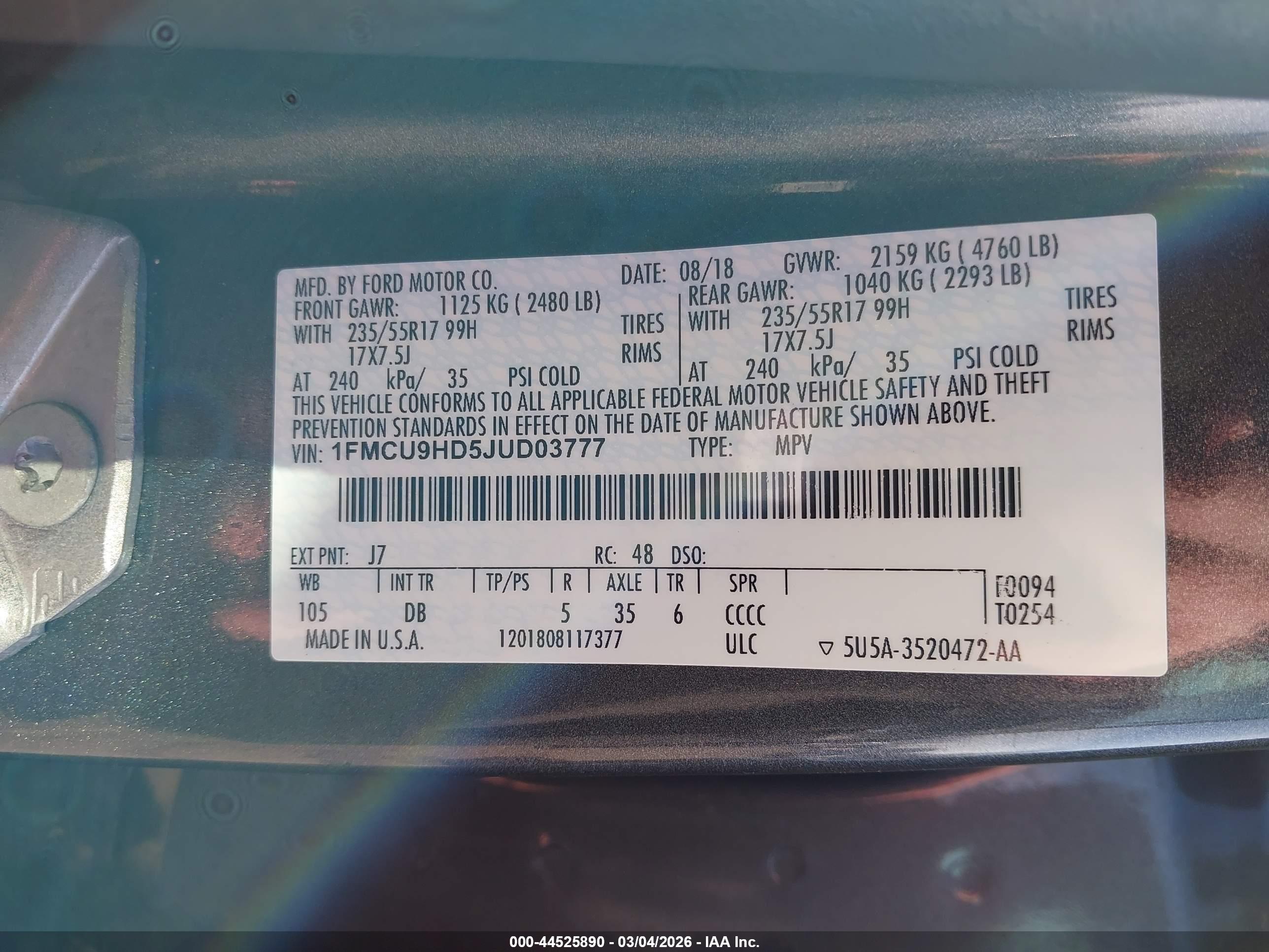 FORD ESCAPE image 9