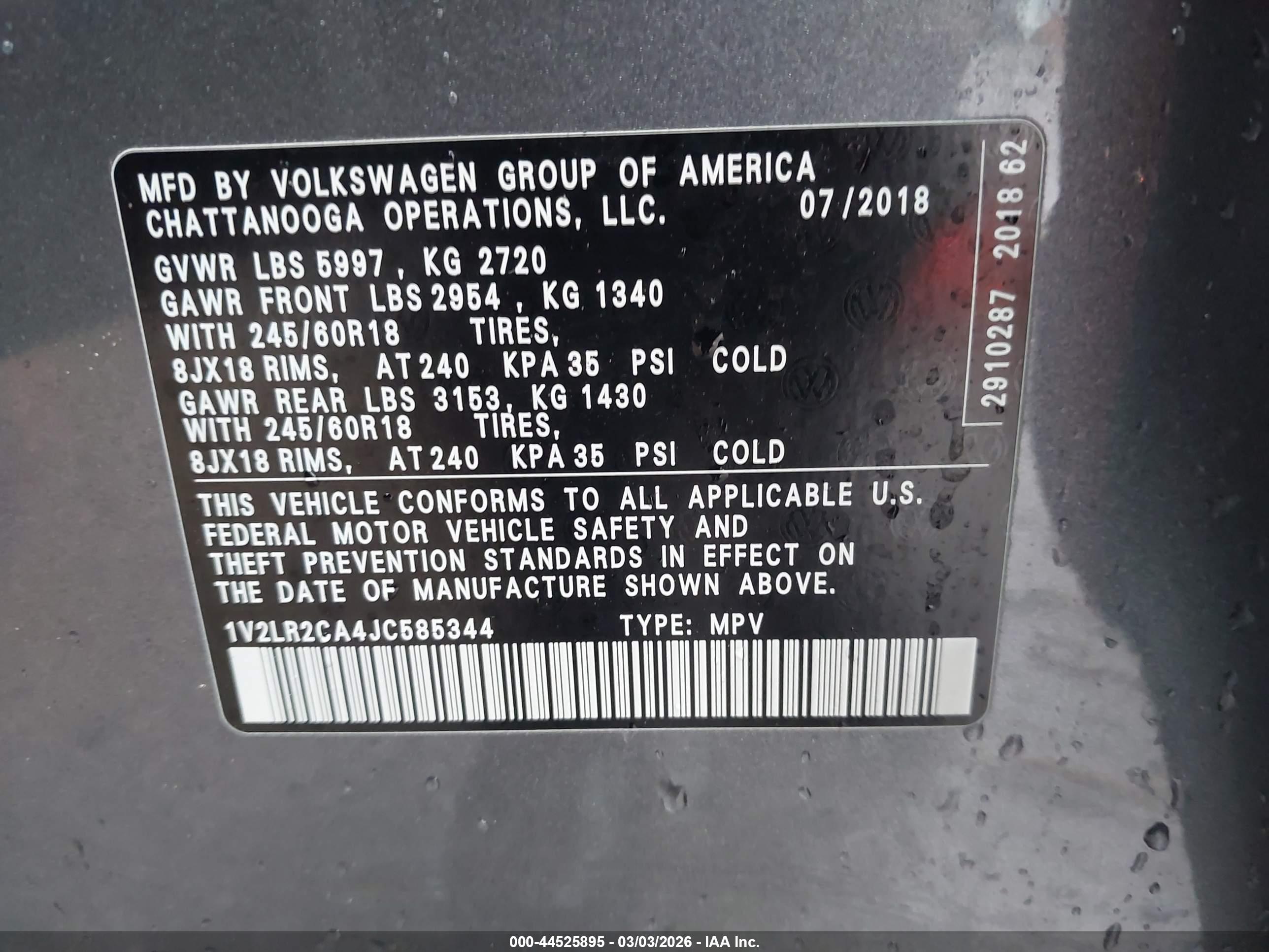 VOLKSWAGEN ATLAS image 9