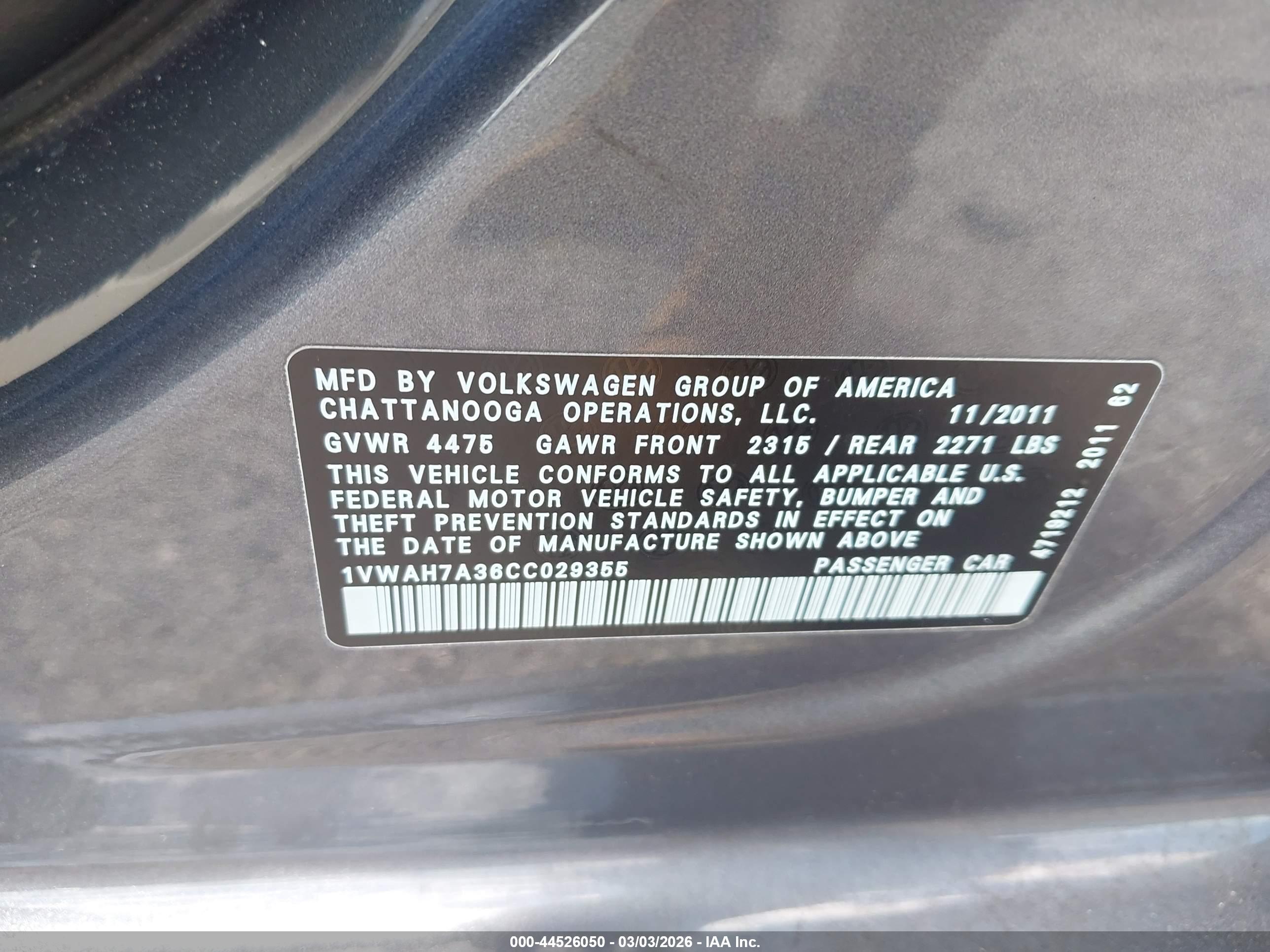 VOLKSWAGEN PASSAT image 9