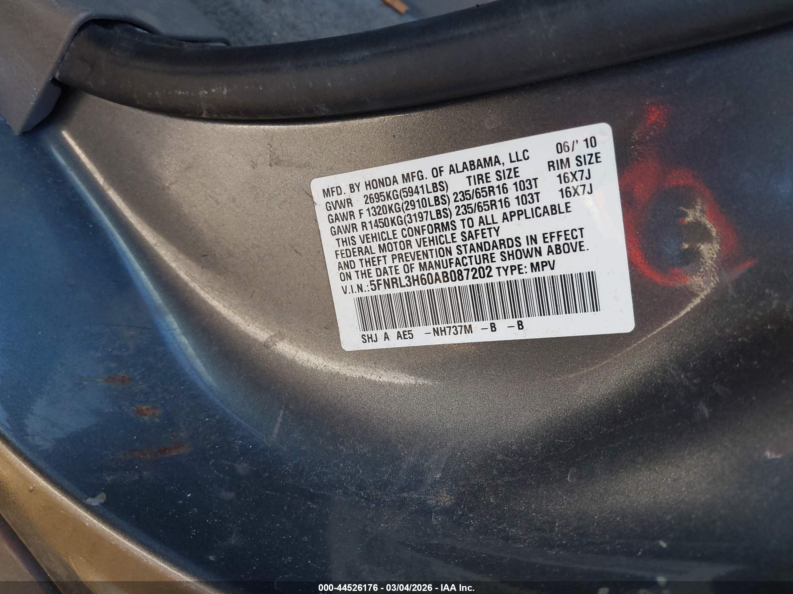 HONDA ODYSSEY image 9