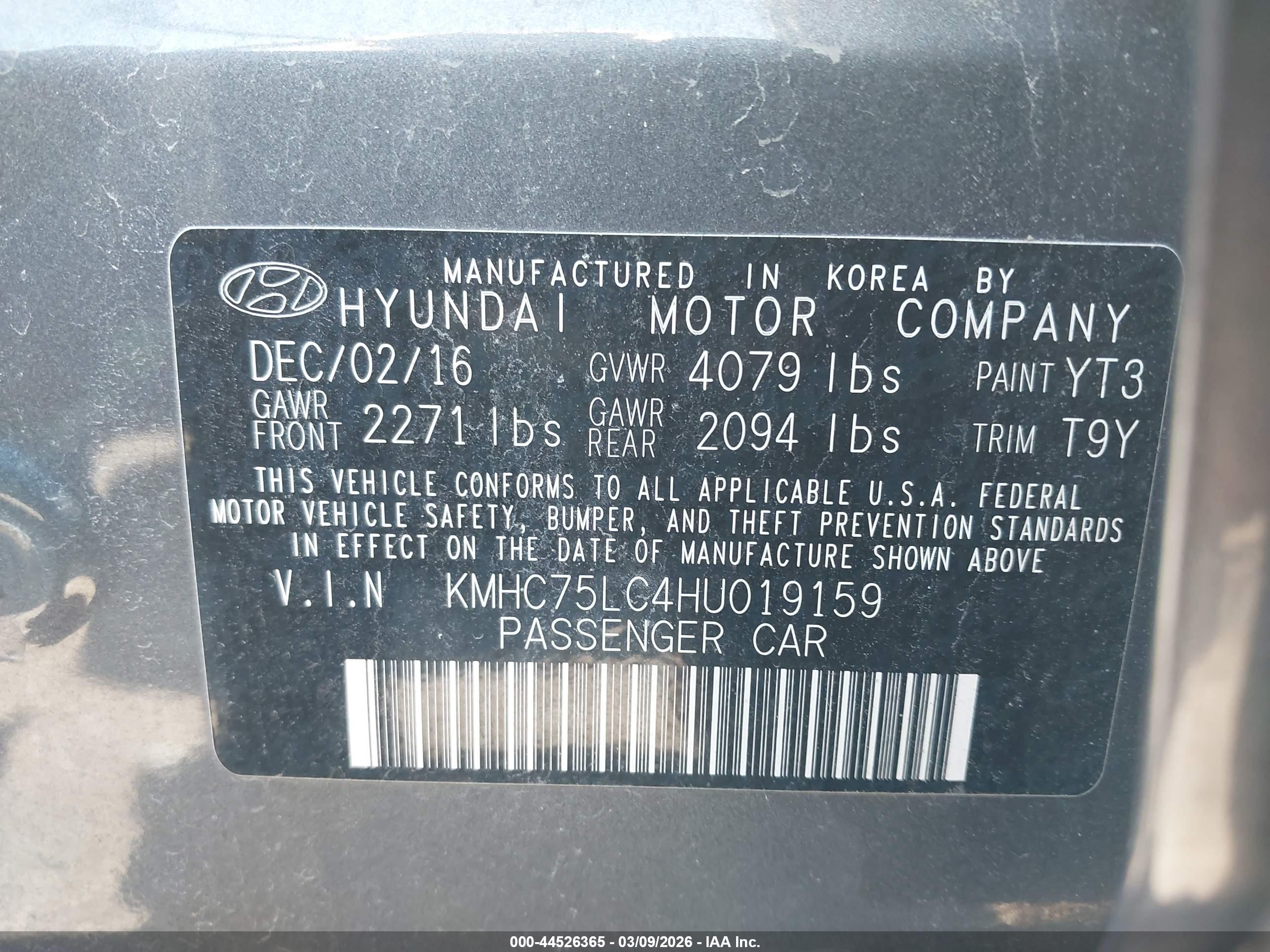 HYUNDAI IONIQ image 9
