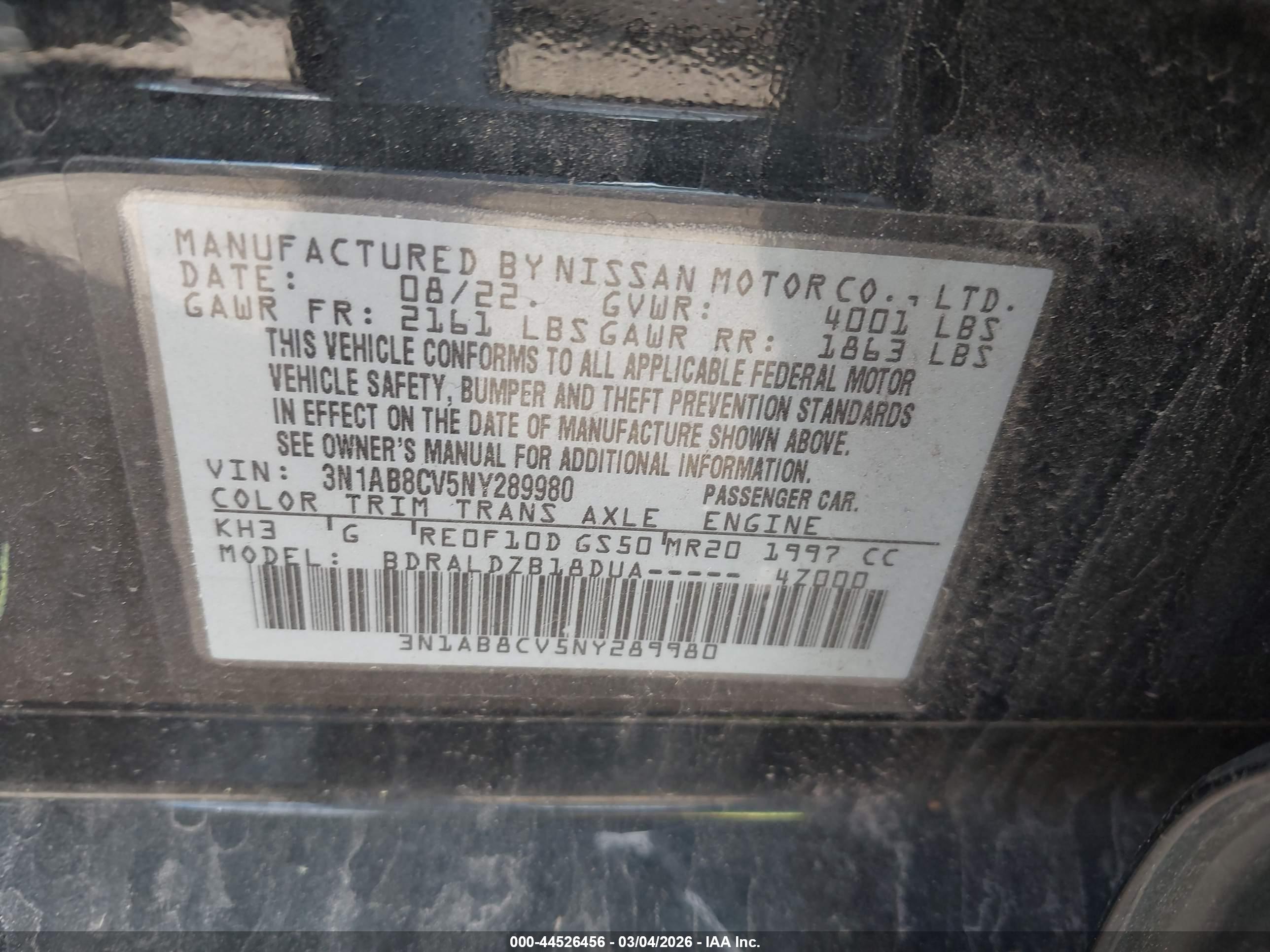NISSAN SENTRA image 9