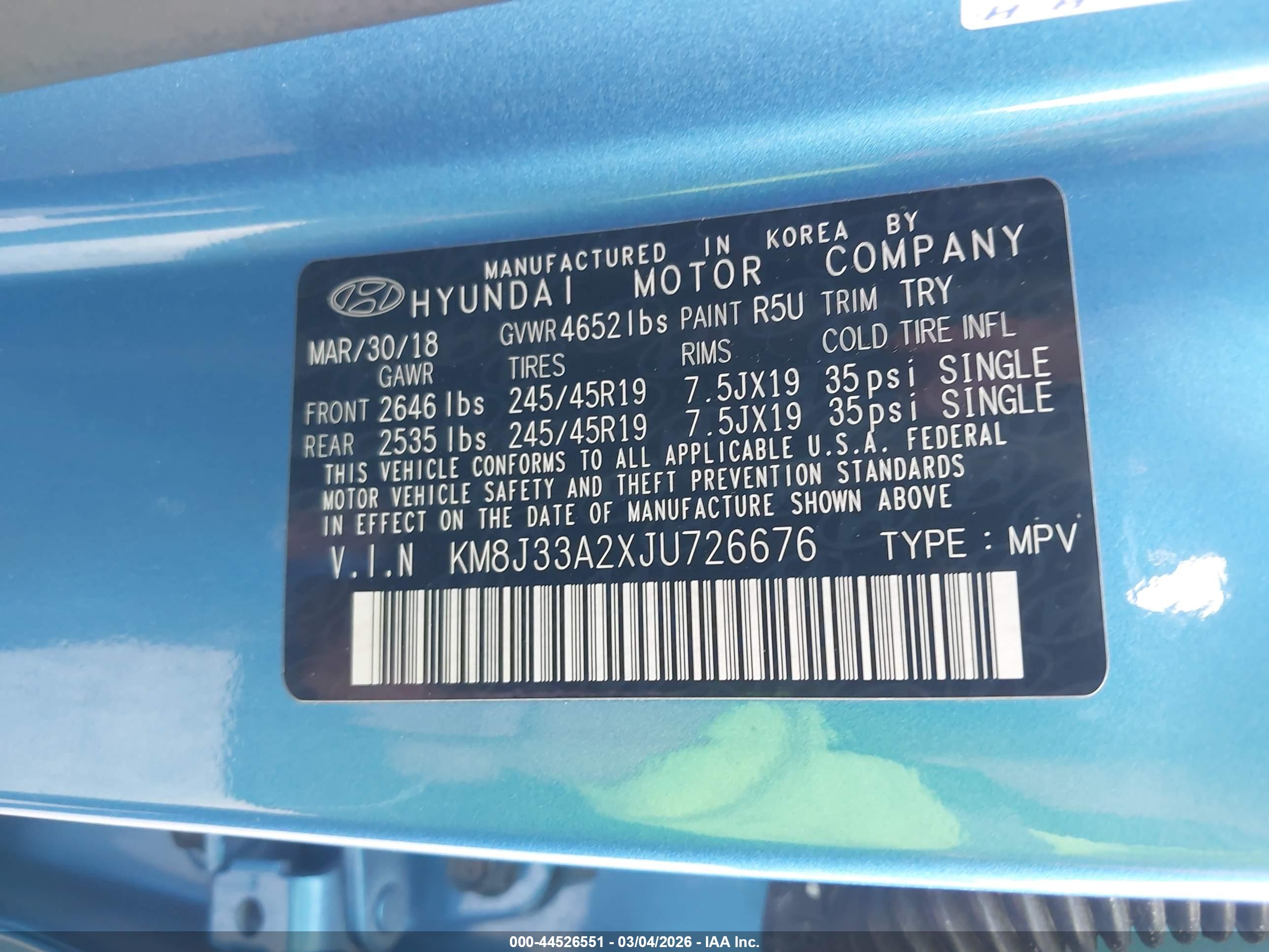HYUNDAI TUCSON image 9