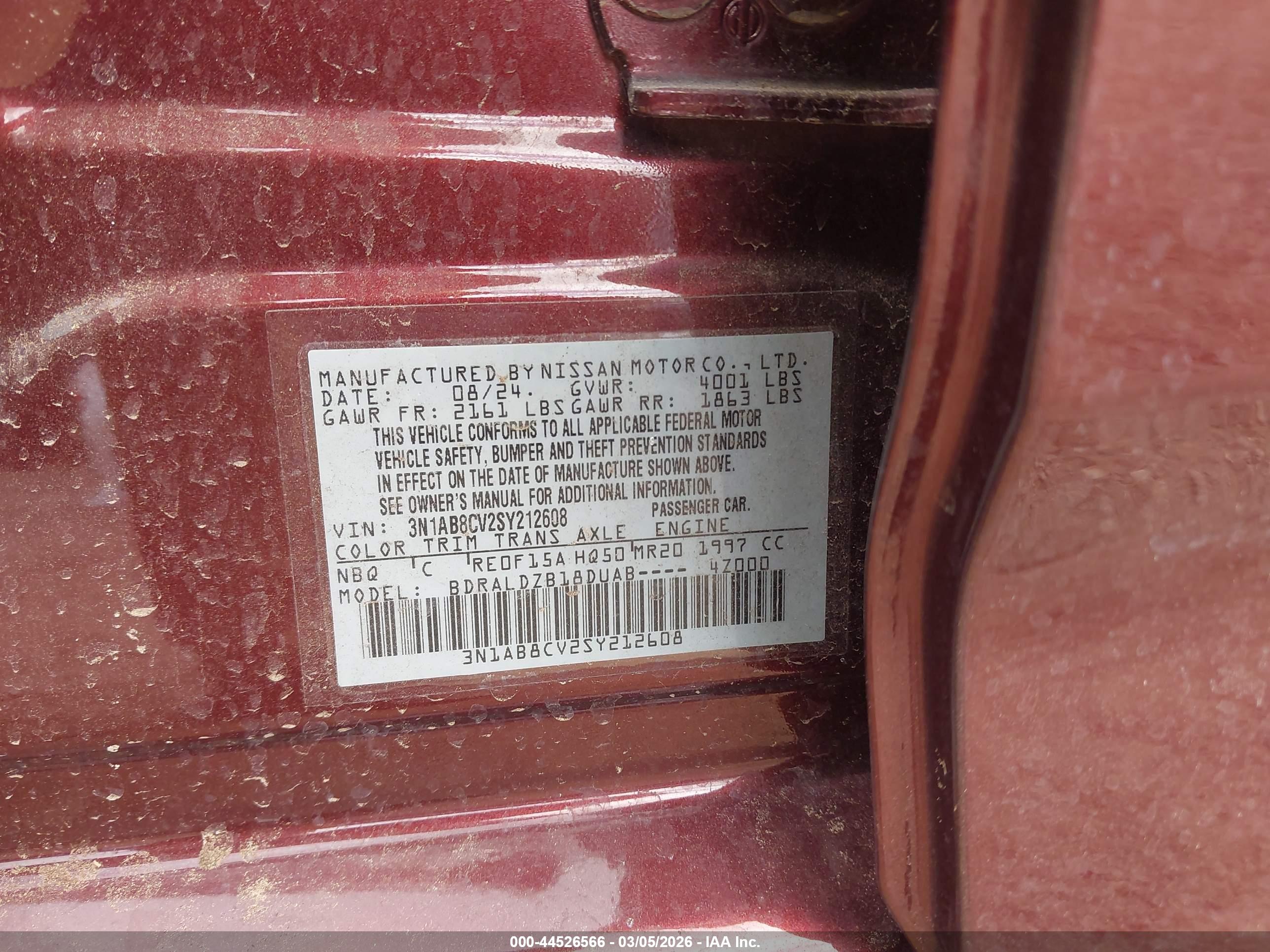 NISSAN SENTRA image 9