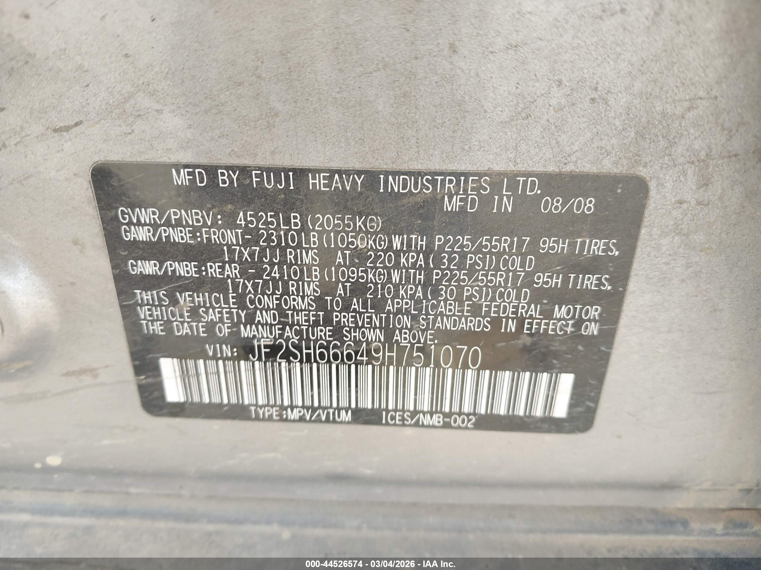 SUBARU FORESTER image 9