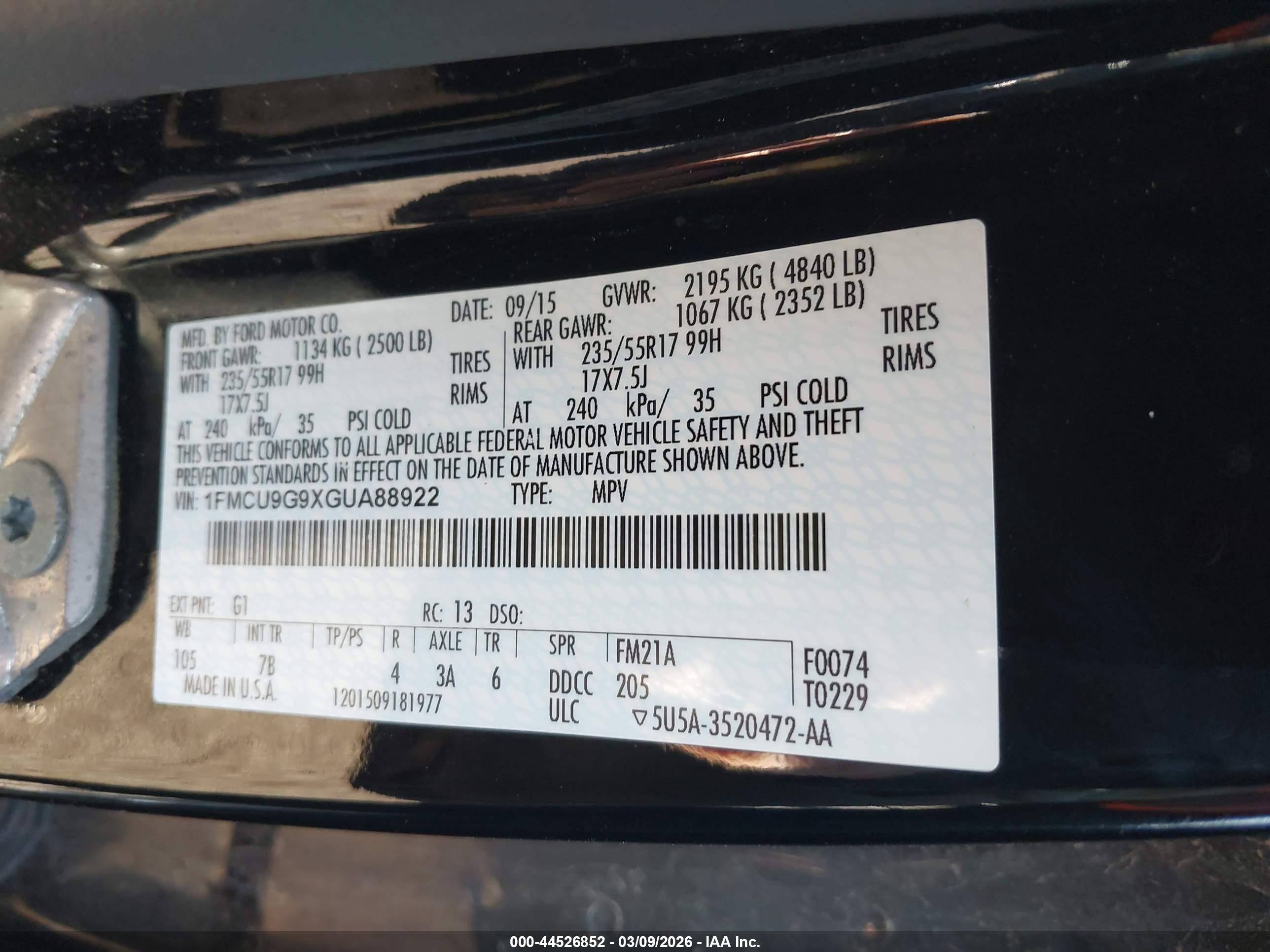 FORD ESCAPE image 9