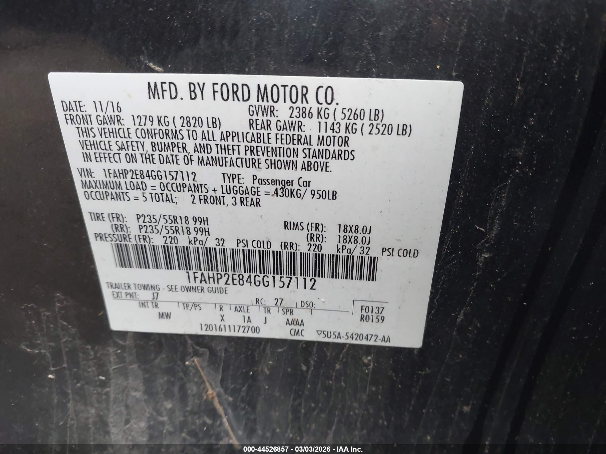 FORD TAURUS image 9