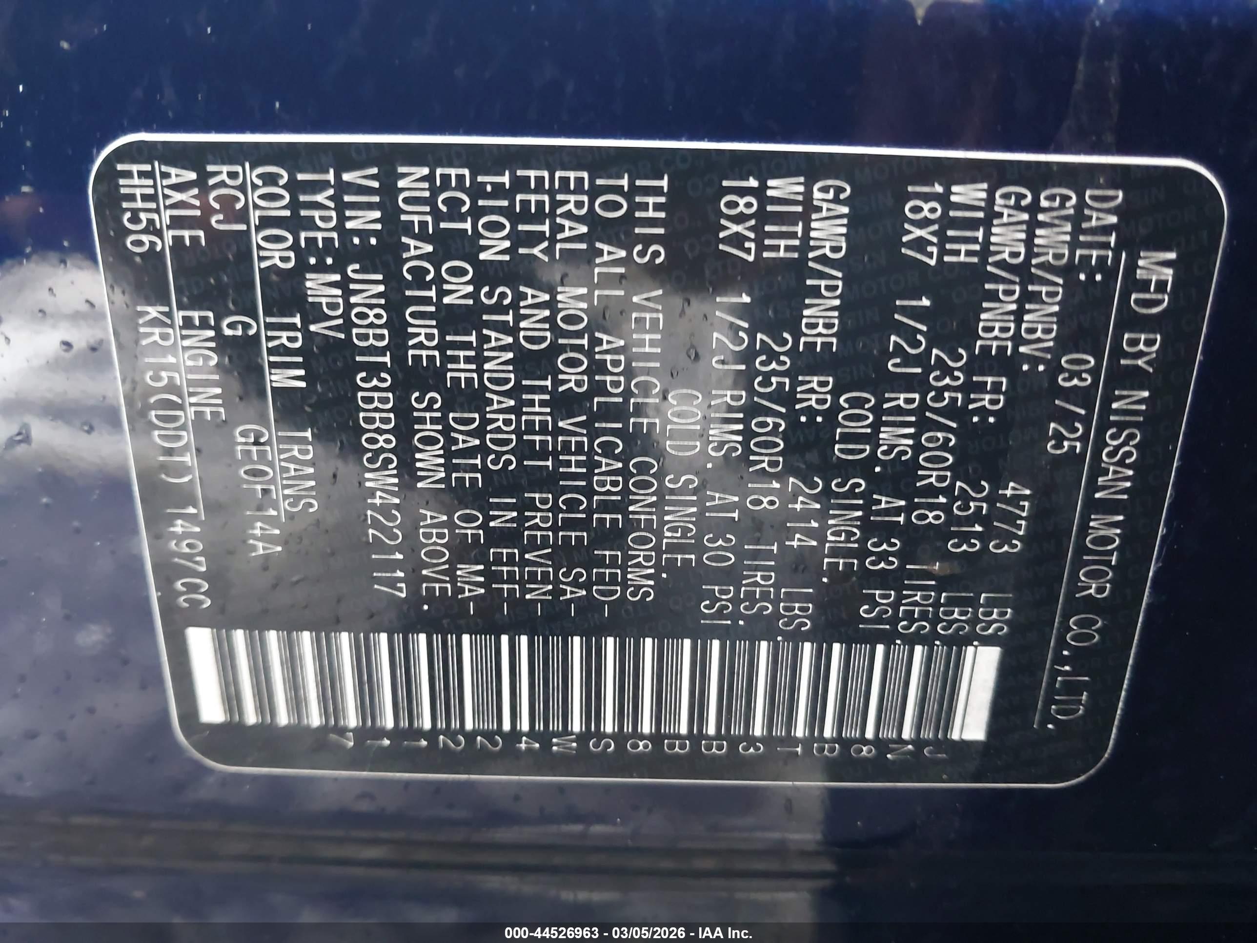 NISSAN ROGUE image 9